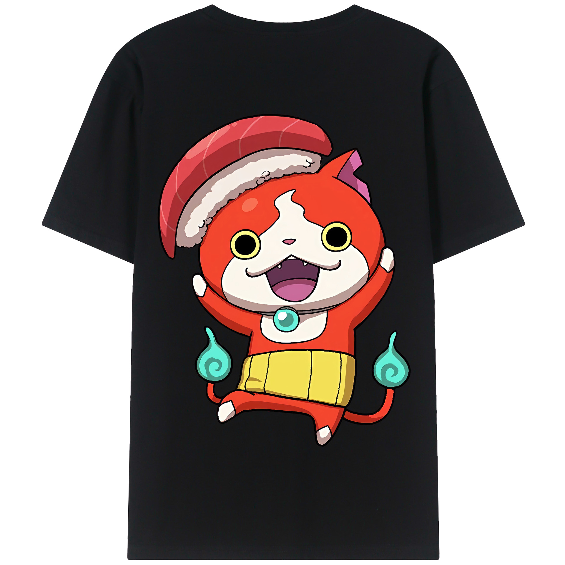 （画像用） 妖怪ウォッチ Yo-kai Watch 綿100％半袖Tシャツ（背面プリント）