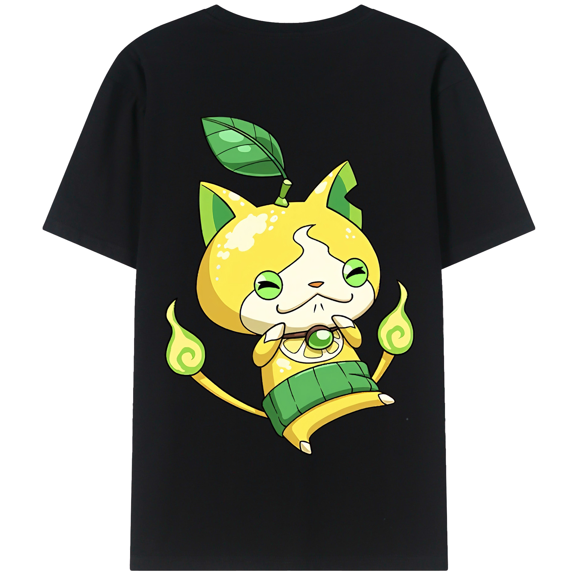 （画像用） 妖怪ウォッチ Yo-kai Watch 綿100％半袖Tシャツ（背面プリント）