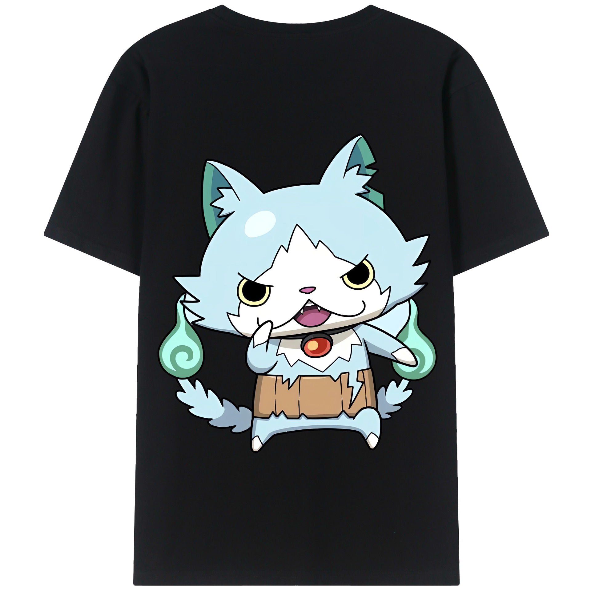 （画像用） 妖怪ウォッチ Yo-kai Watch 綿100％半袖Tシャツ（背面プリント）
