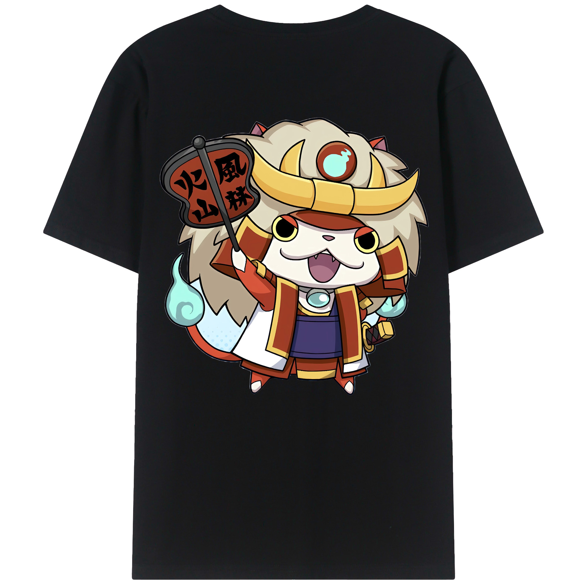 （画像用） 妖怪ウォッチ Yo-kai Watch 綿100％半袖Tシャツ（背面プリント）
