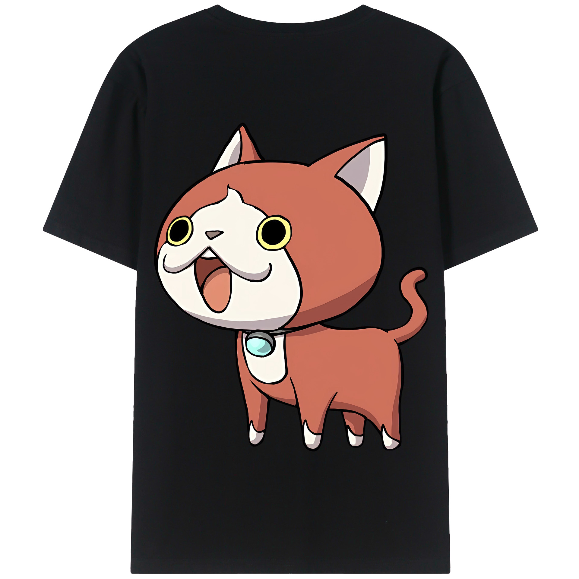 （画像用） 妖怪ウォッチ Yo-kai Watch 綿100％半袖Tシャツ（背面プリント）