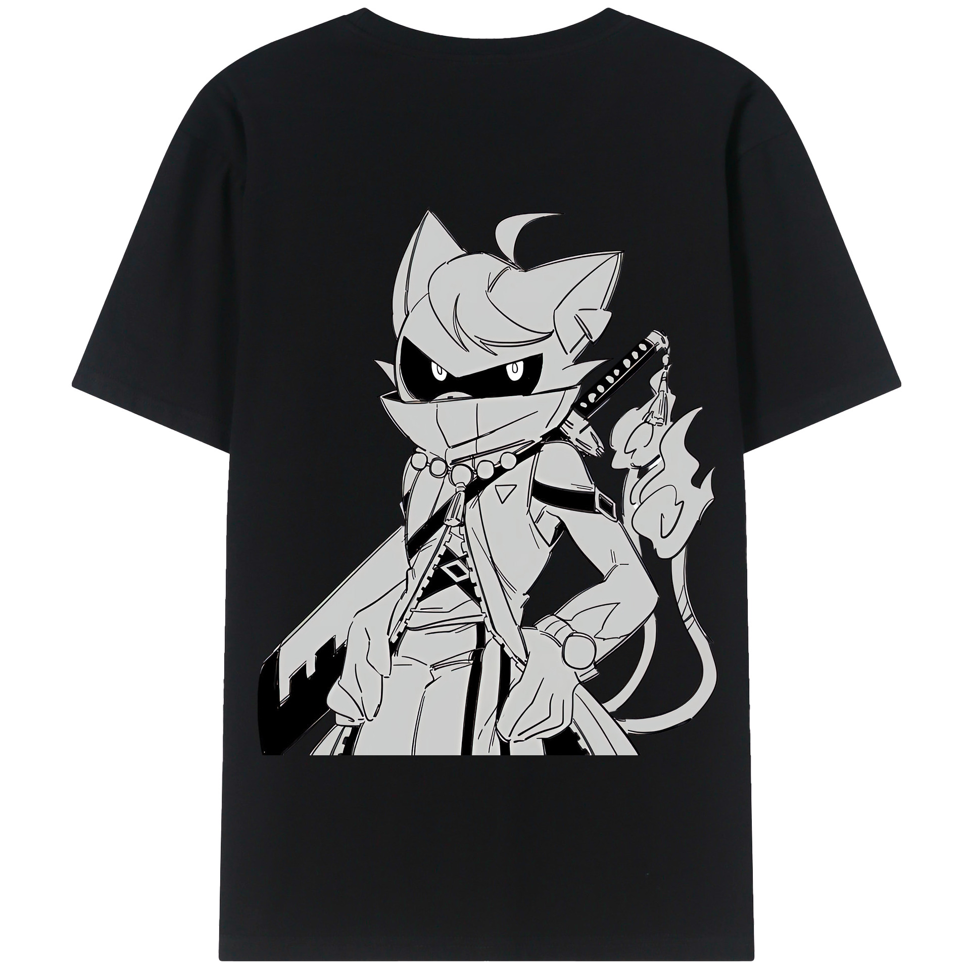 （画像用） 妖怪ウォッチ Yo-kai Watch 綿100％半袖Tシャツ（背面プリント）