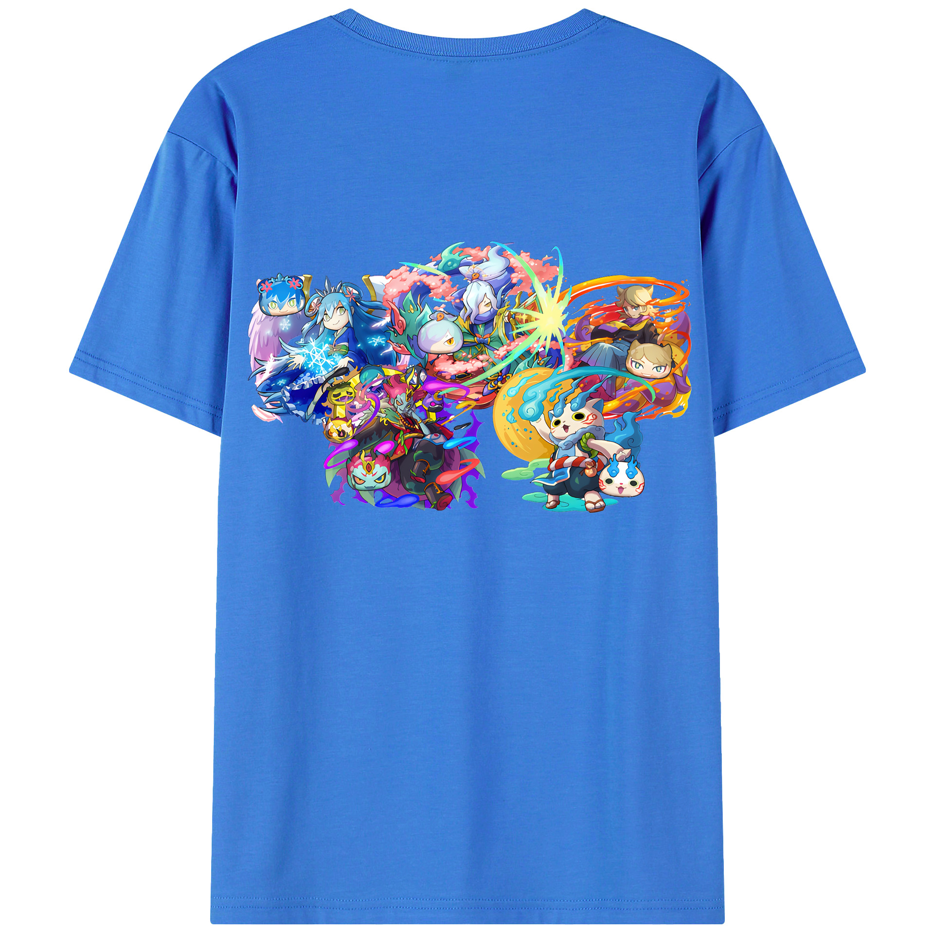 （画像用） 妖怪ウォッチ Yo-kai Watch 綿100％半袖Tシャツ（背面プリント）