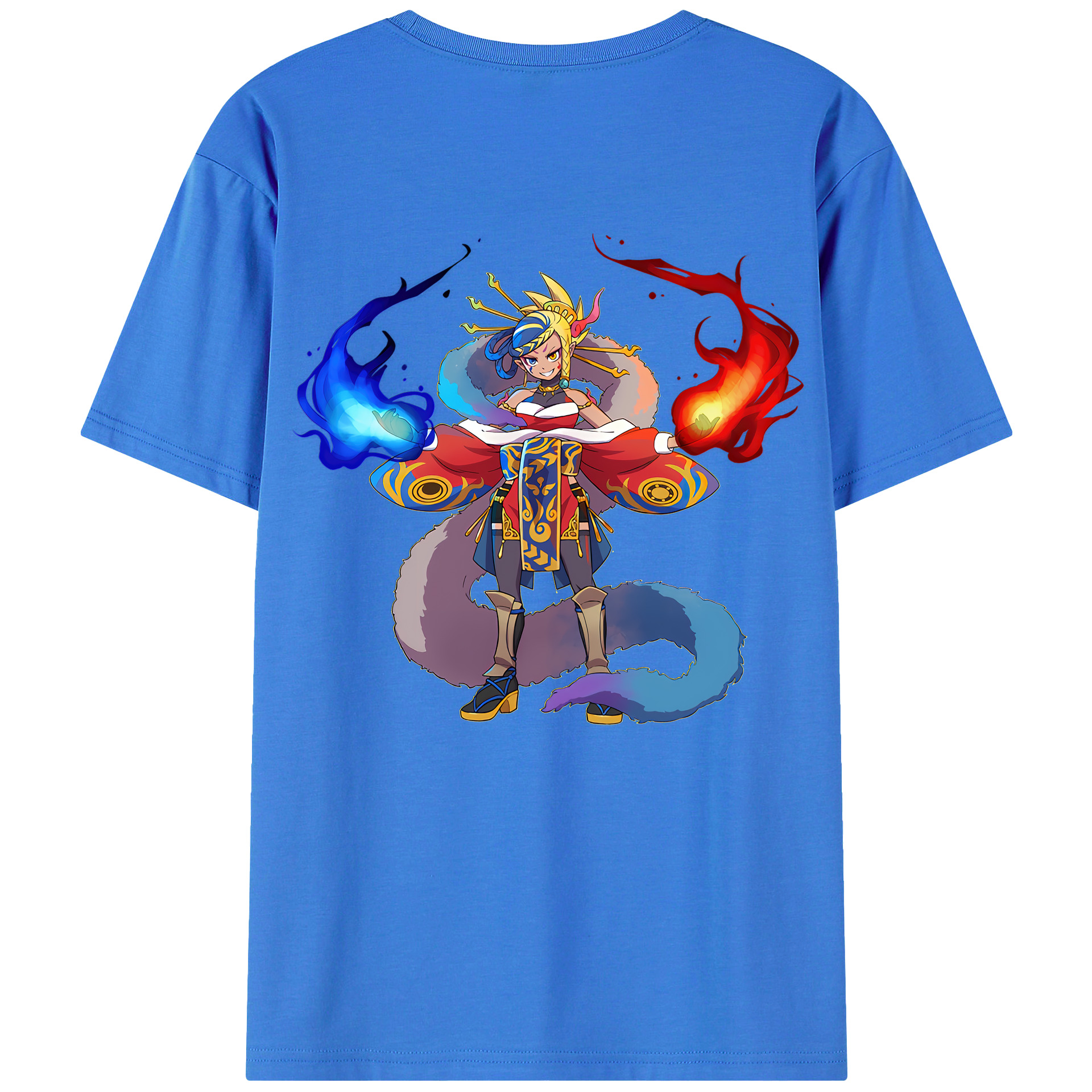 （画像用） 妖怪ウォッチ Yo-kai Watch 綿100％半袖Tシャツ（背面プリント）