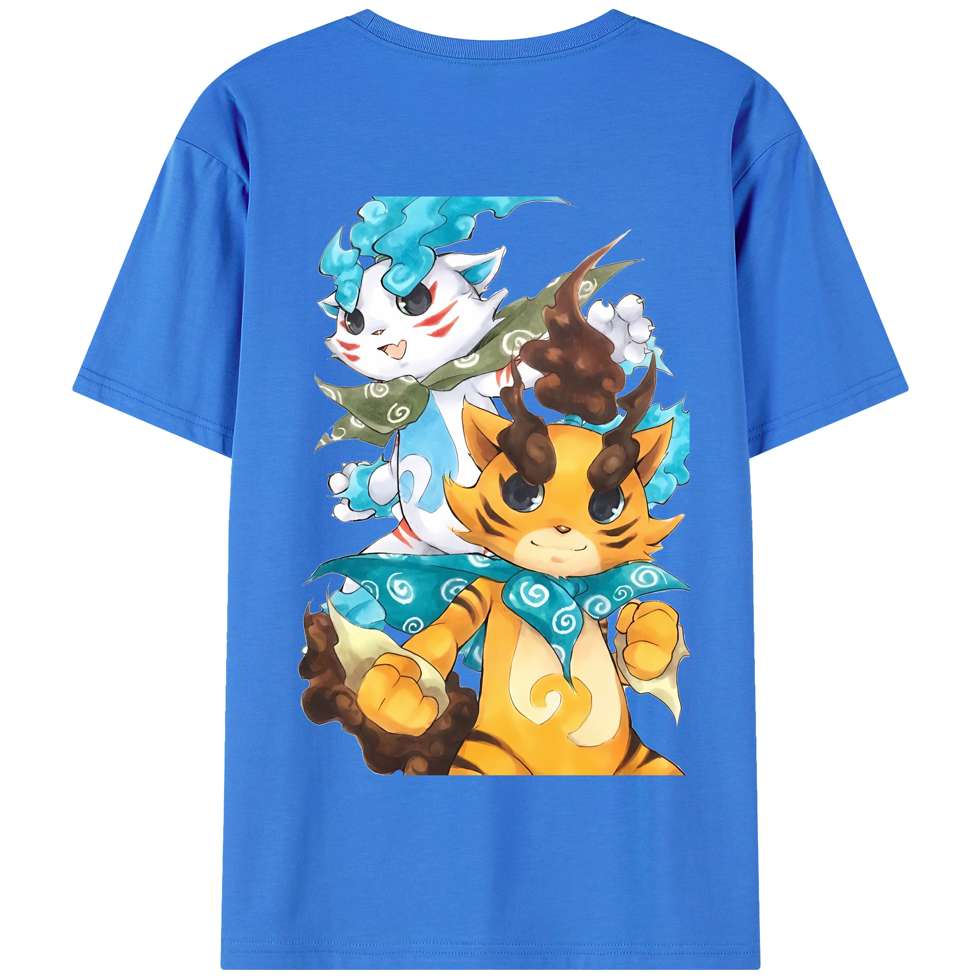 （画像用） 妖怪ウォッチ Yo-kai Watch 綿100％半袖Tシャツ（背面プリント）