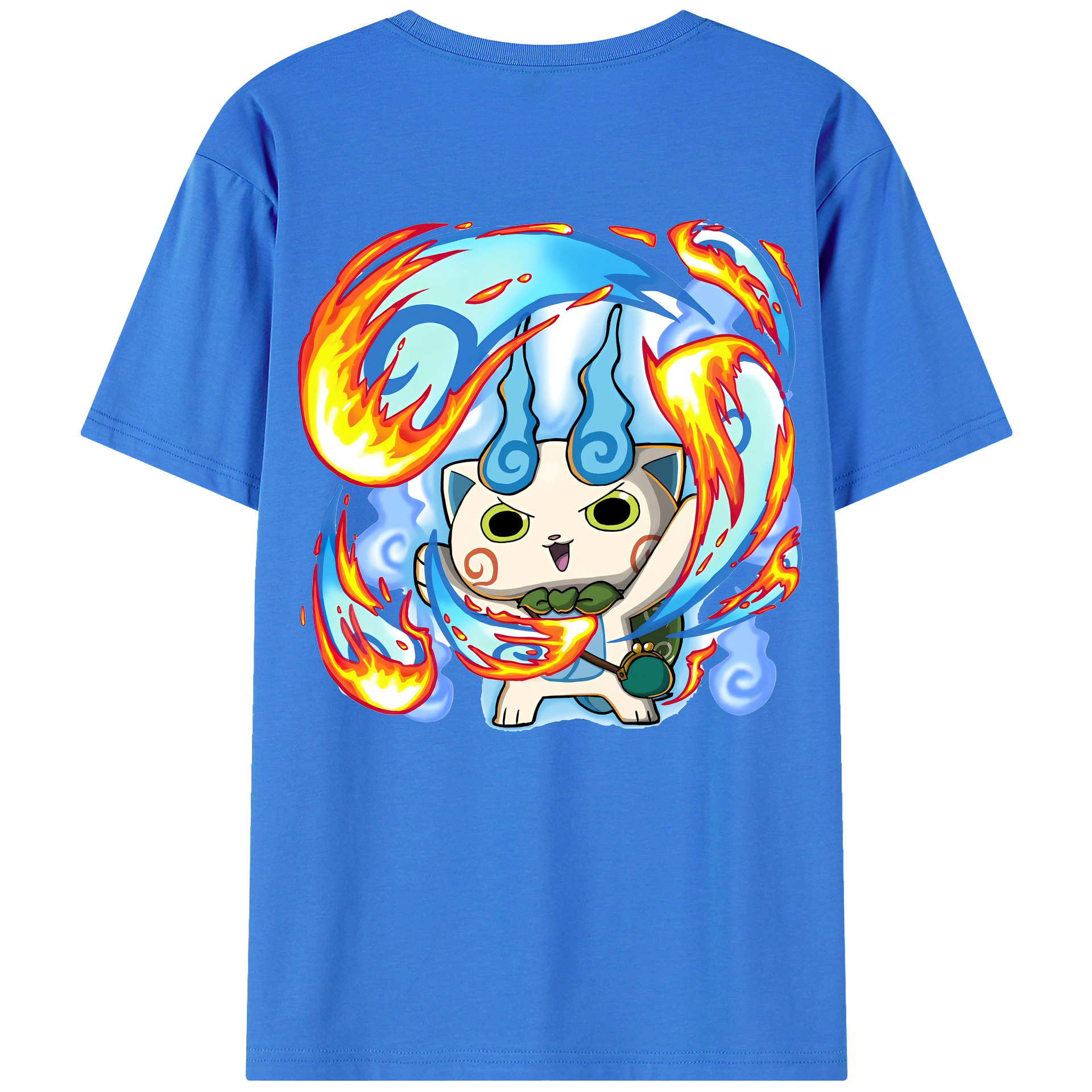 （画像用） 妖怪ウォッチ Yo-kai Watch 綿100％半袖Tシャツ（背面プリント）