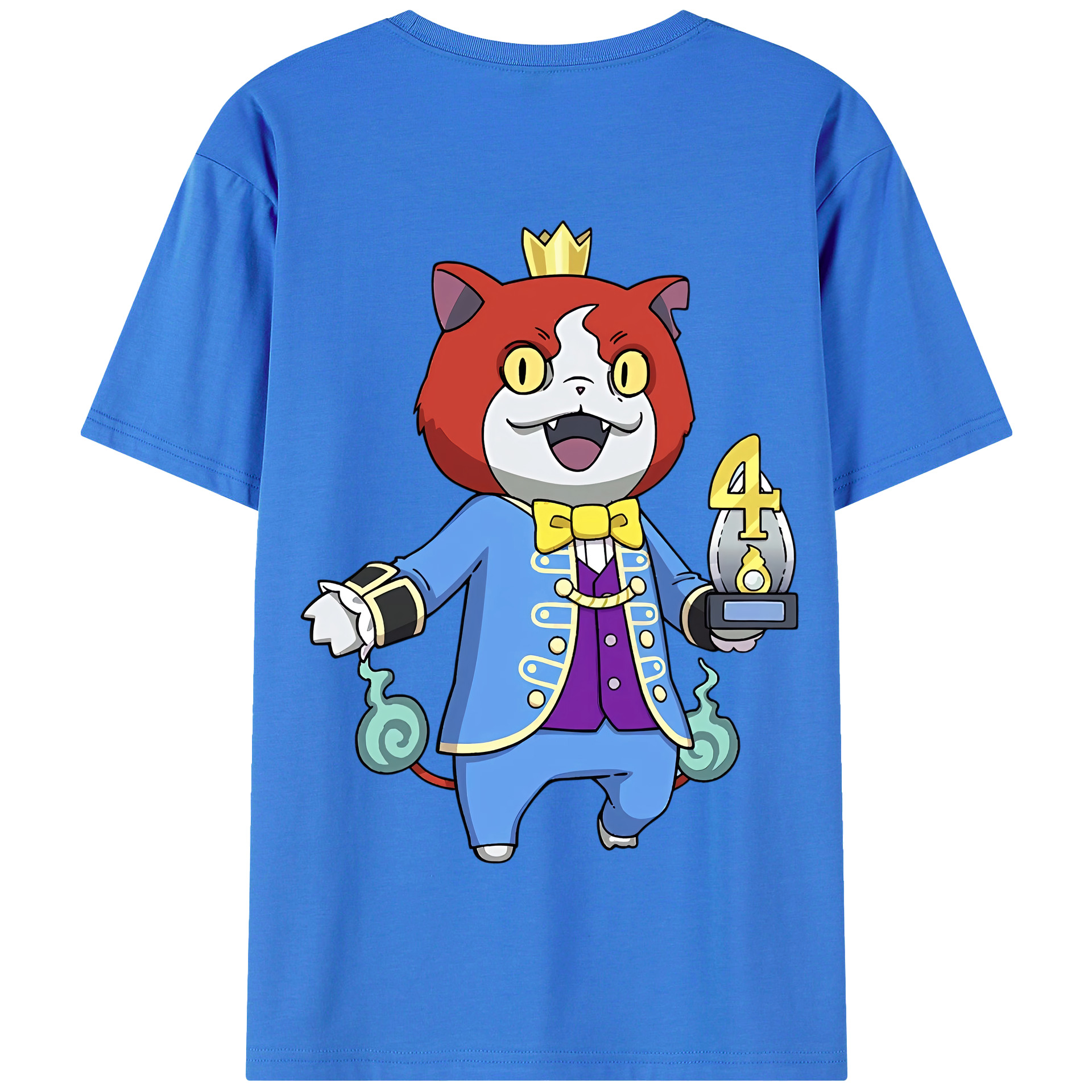 （画像用） 妖怪ウォッチ Yo-kai Watch 綿100％半袖Tシャツ（背面プリント）