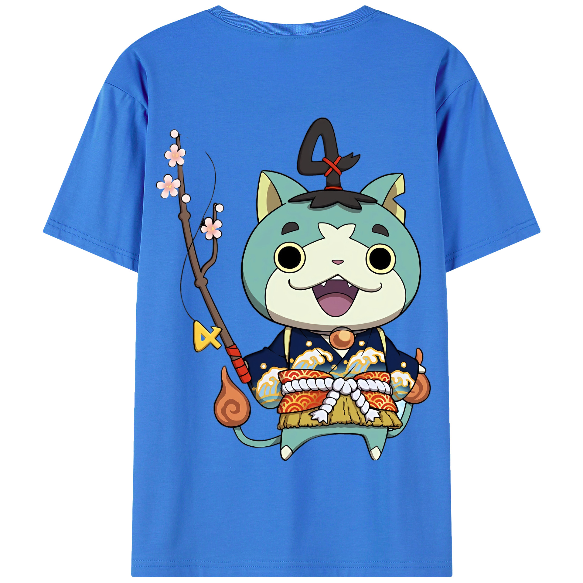 （画像用） 妖怪ウォッチ Yo-kai Watch 綿100％半袖Tシャツ（背面プリント）