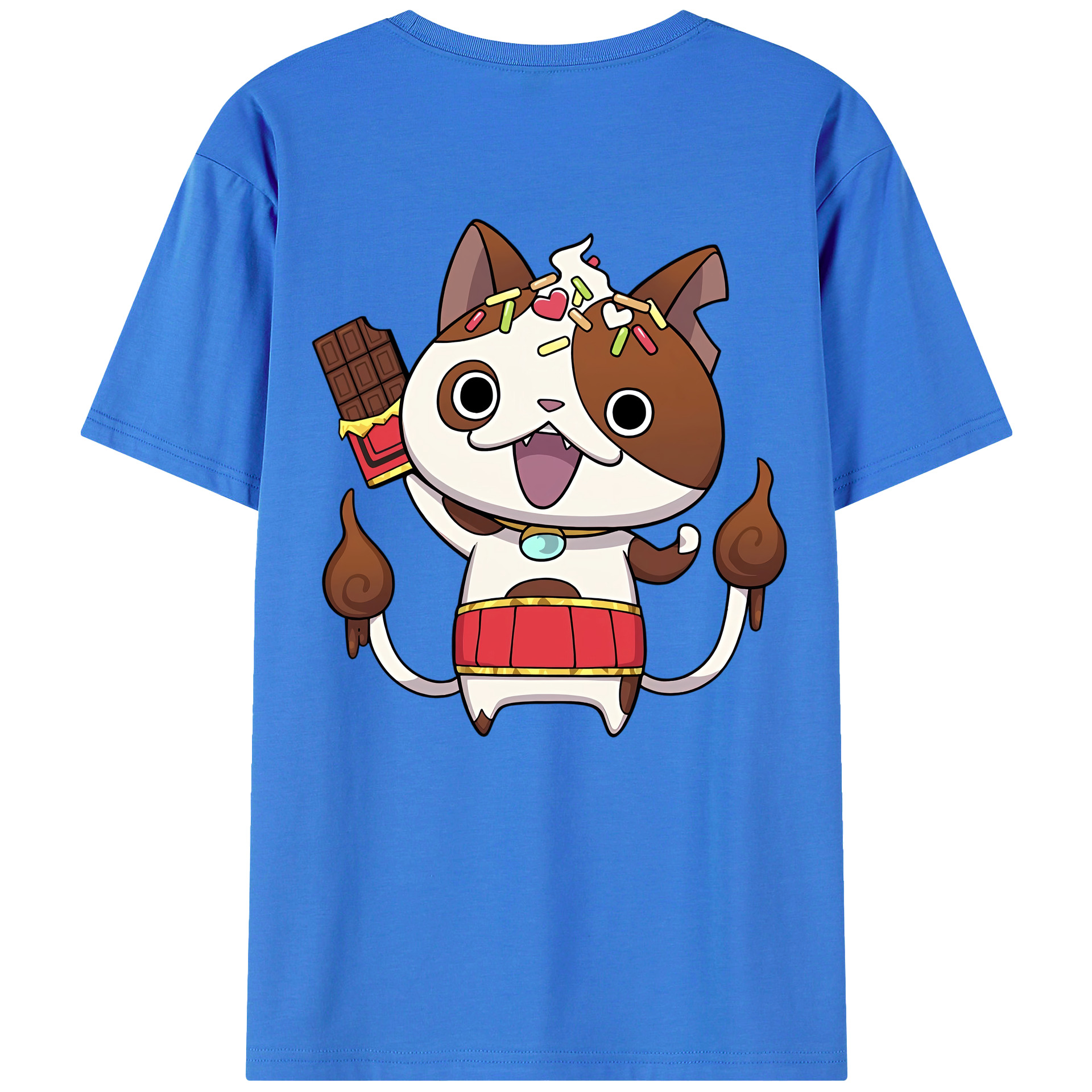 （画像用） 妖怪ウォッチ Yo-kai Watch 綿100％半袖Tシャツ（背面プリント）