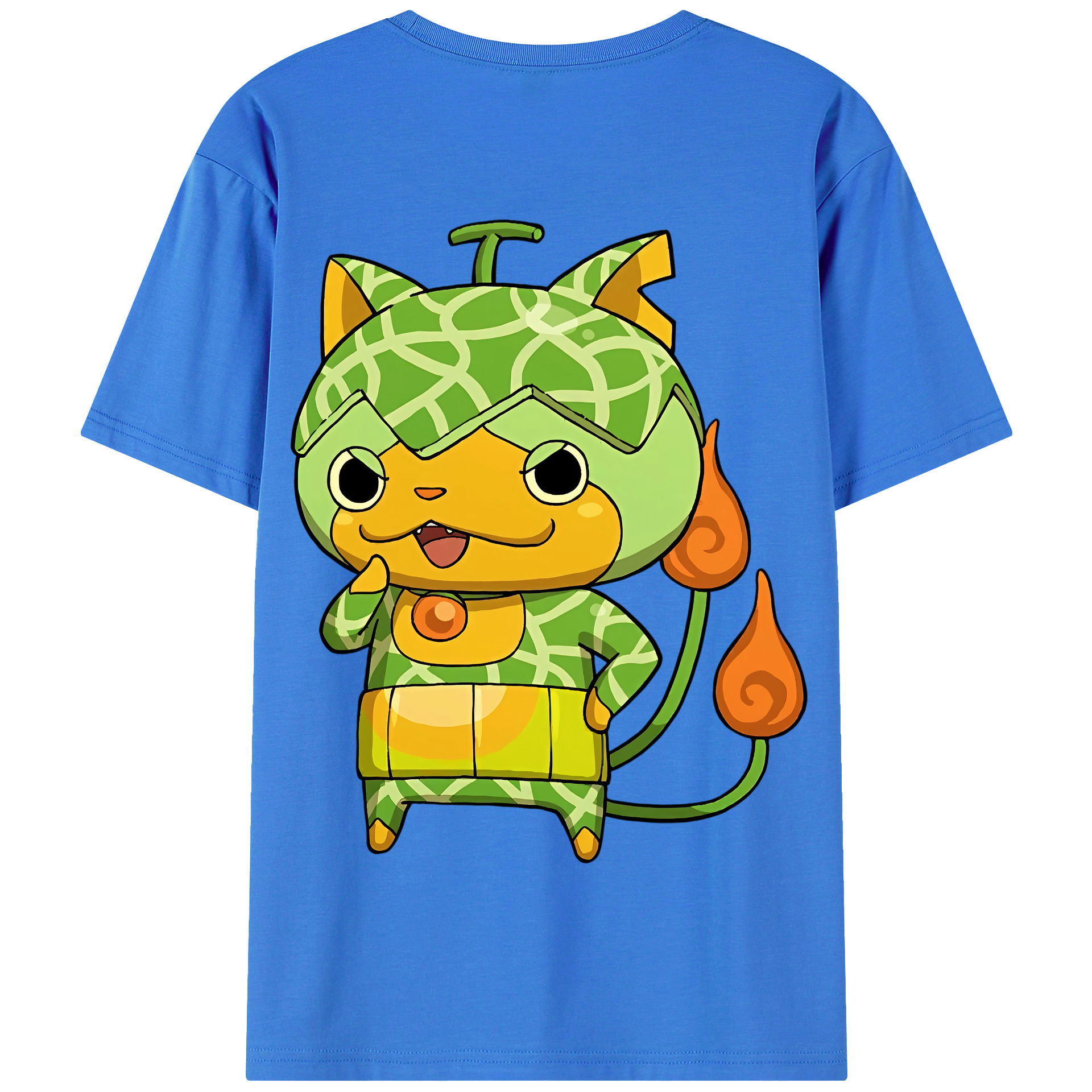 （画像用） 妖怪ウォッチ Yo-kai Watch 綿100％半袖Tシャツ（背面プリント）