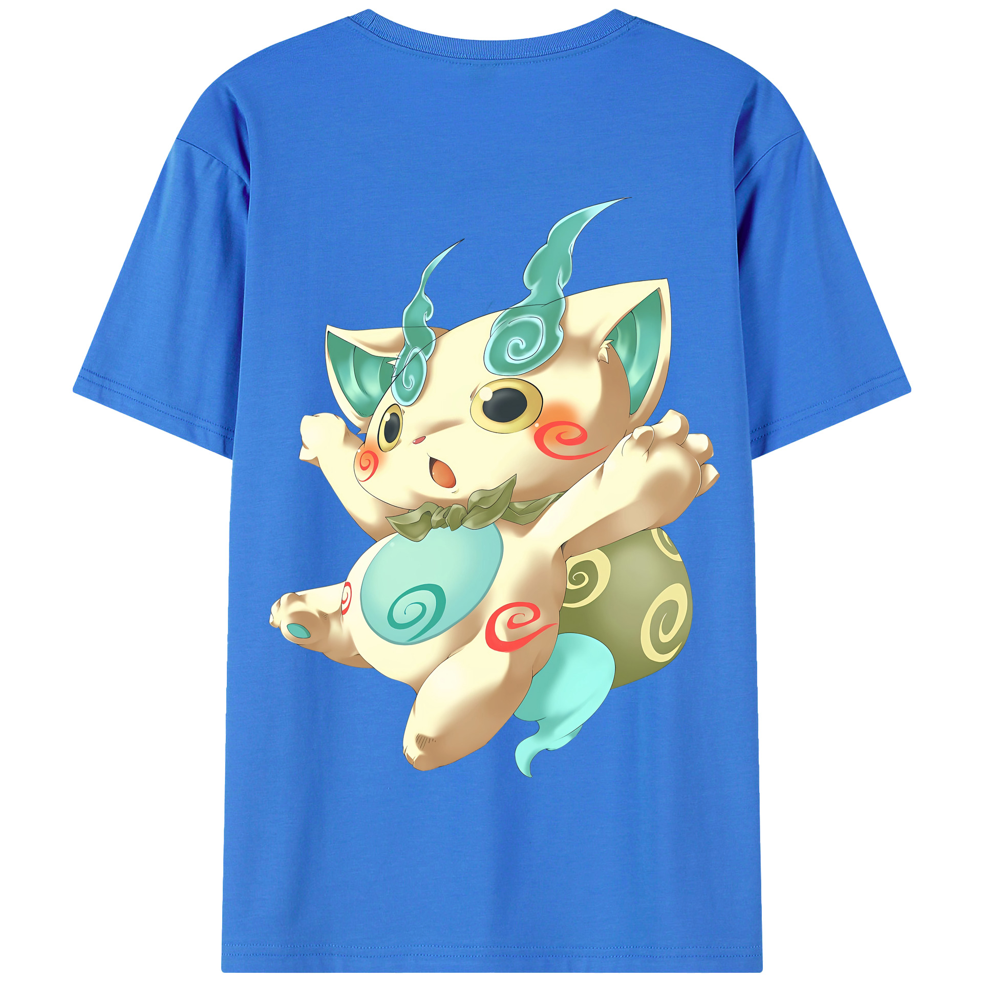 （画像用） 妖怪ウォッチ Yo-kai Watch 綿100％半袖Tシャツ（背面プリント）