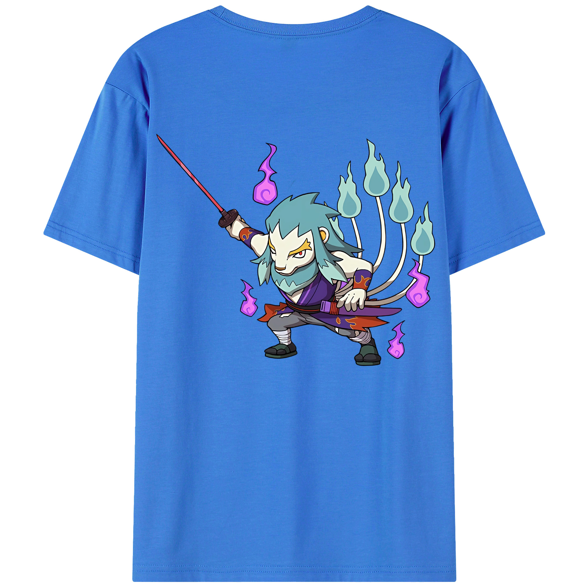 （画像用） 妖怪ウォッチ Yo-kai Watch 綿100％半袖Tシャツ（背面プリント）