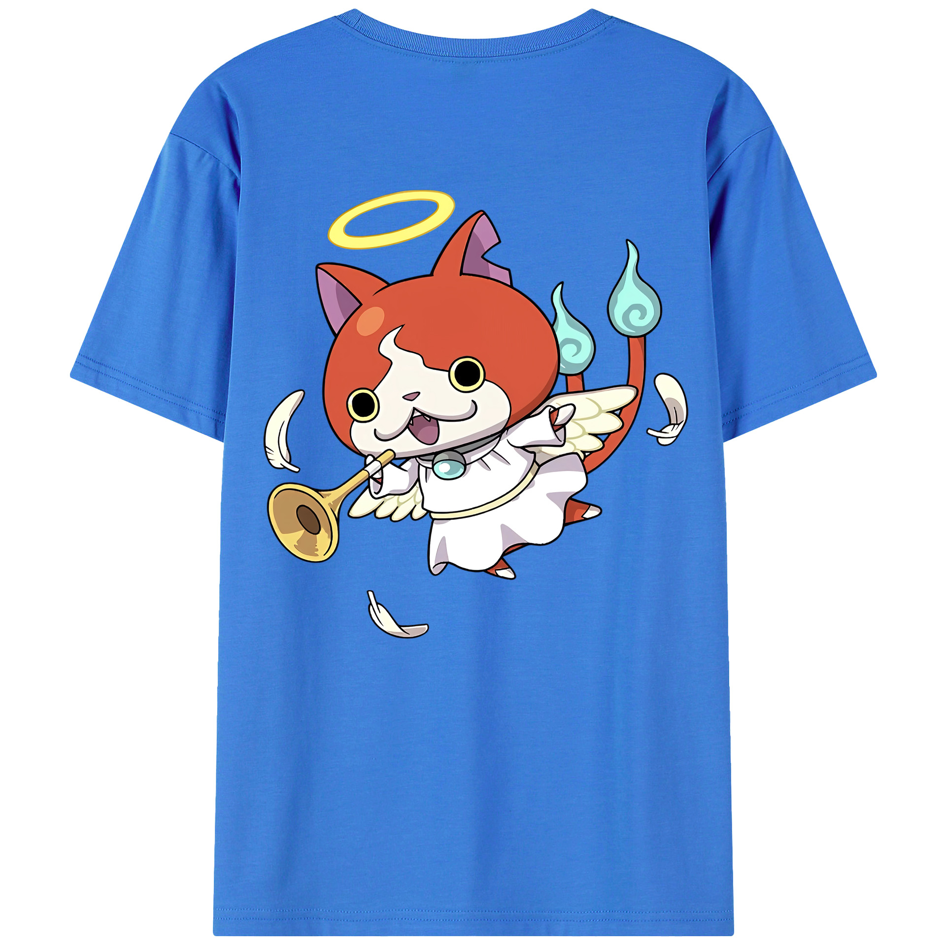 （画像用） 妖怪ウォッチ Yo-kai Watch 綿100％半袖Tシャツ（背面プリント）