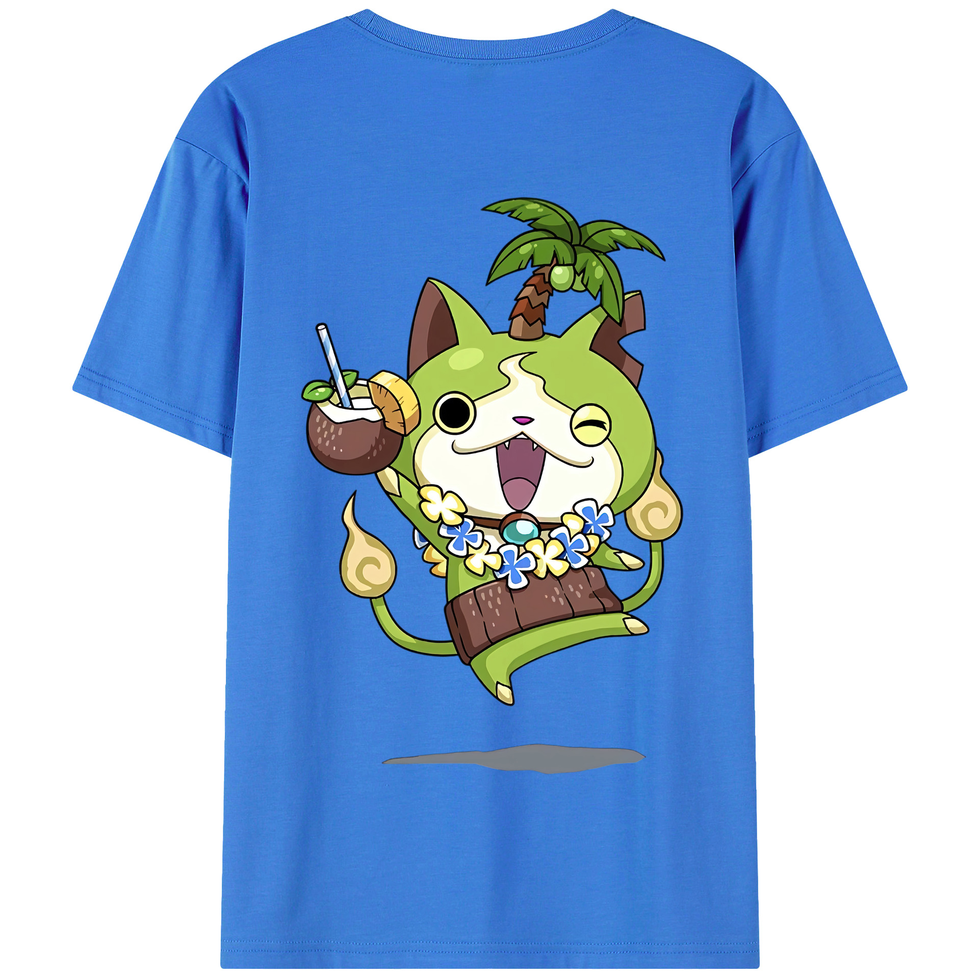 （画像用） 妖怪ウォッチ Yo-kai Watch 綿100％半袖Tシャツ（背面プリント）