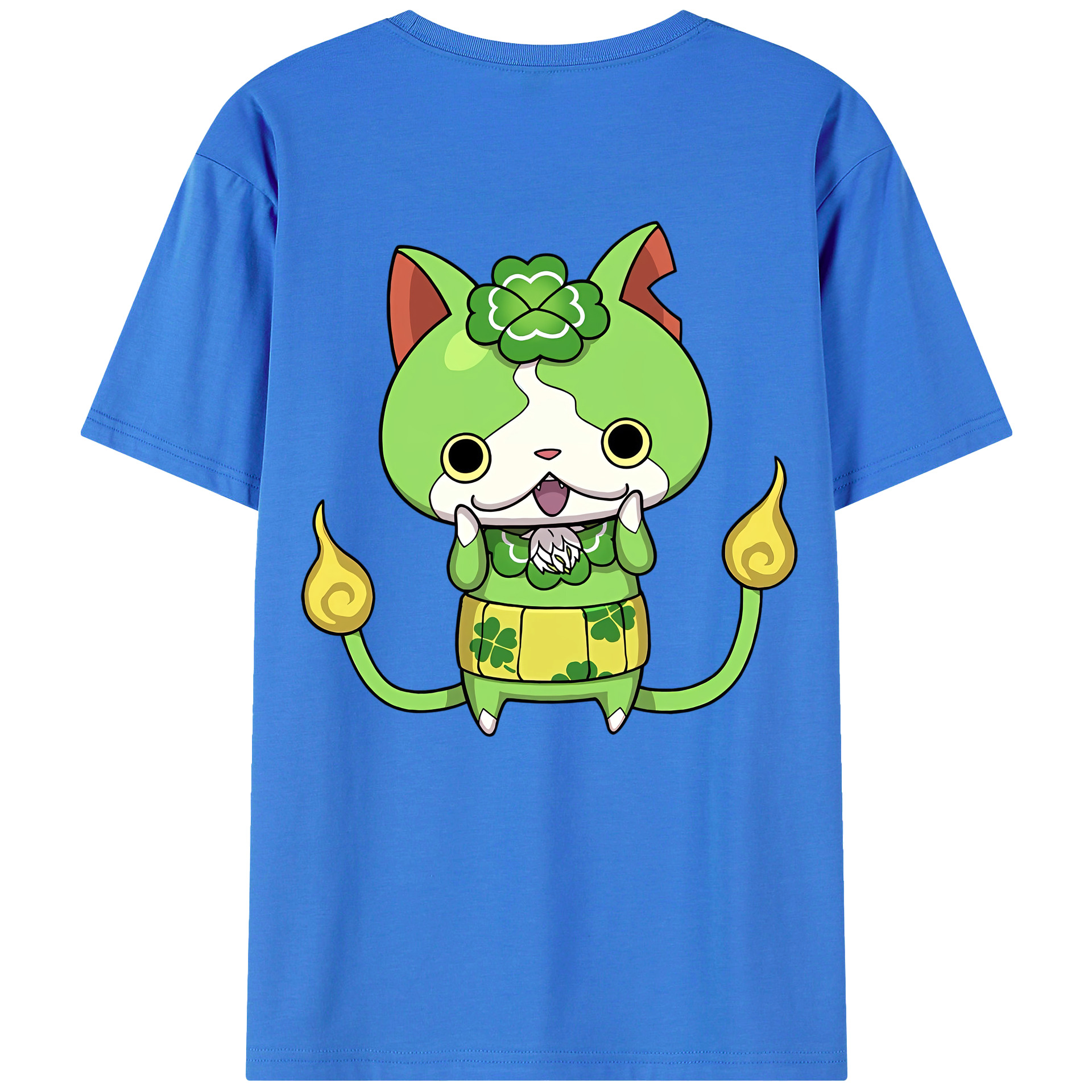 （画像用） 妖怪ウォッチ Yo-kai Watch 綿100％半袖Tシャツ（背面プリント）