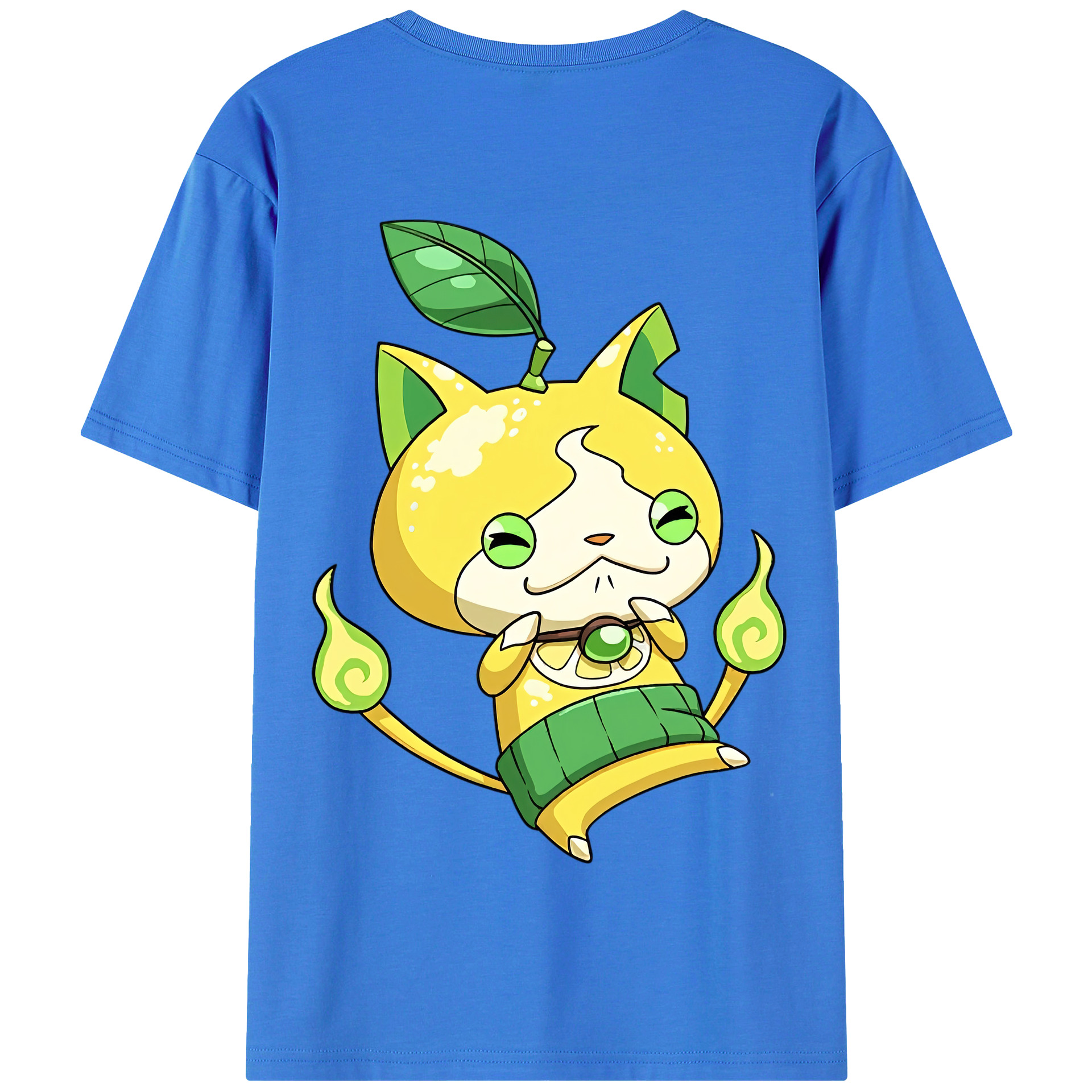 （画像用） 妖怪ウォッチ Yo-kai Watch 綿100％半袖Tシャツ（背面プリント）