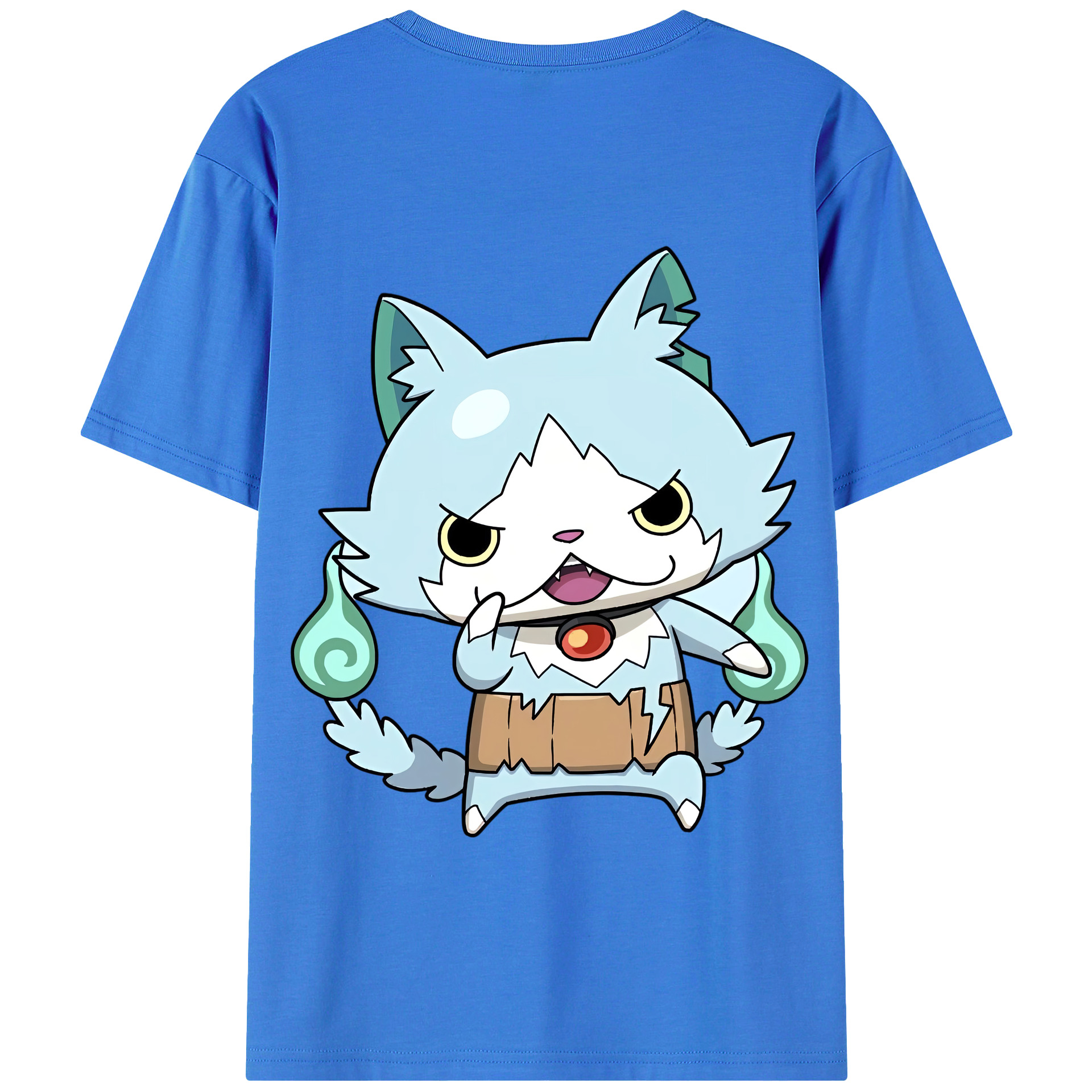 （画像用） 妖怪ウォッチ Yo-kai Watch 綿100％半袖Tシャツ（背面プリント）