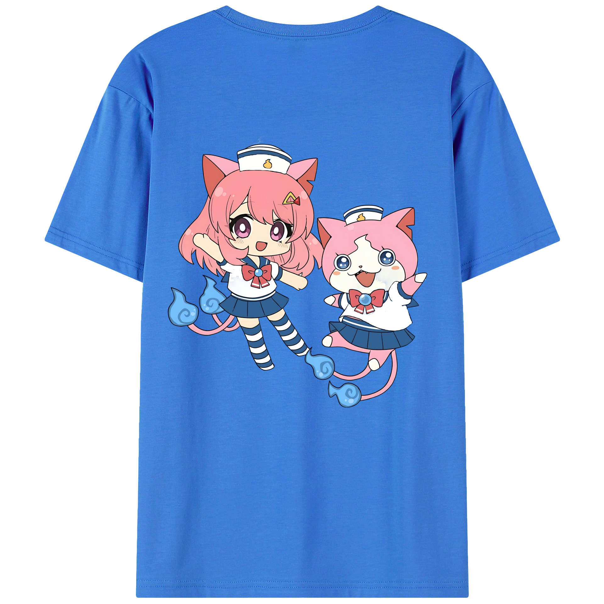 （画像用） 妖怪ウォッチ Yo-kai Watch 綿100％半袖Tシャツ（背面プリント）