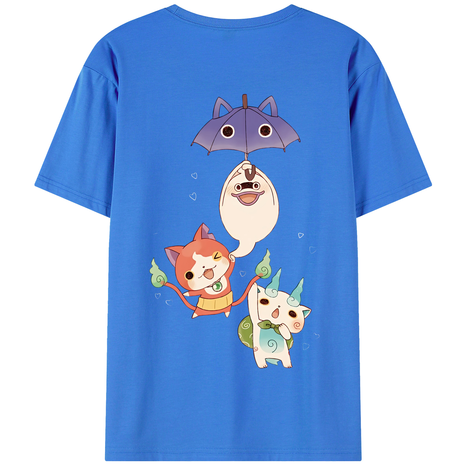（画像用） 妖怪ウォッチ Yo-kai Watch 綿100％半袖Tシャツ（背面プリント）