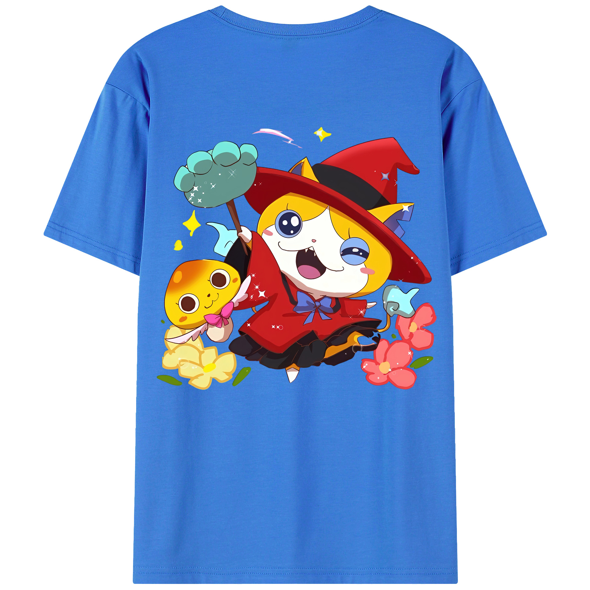 （画像用） 妖怪ウォッチ Yo-kai Watch 綿100％半袖Tシャツ（背面プリント）
