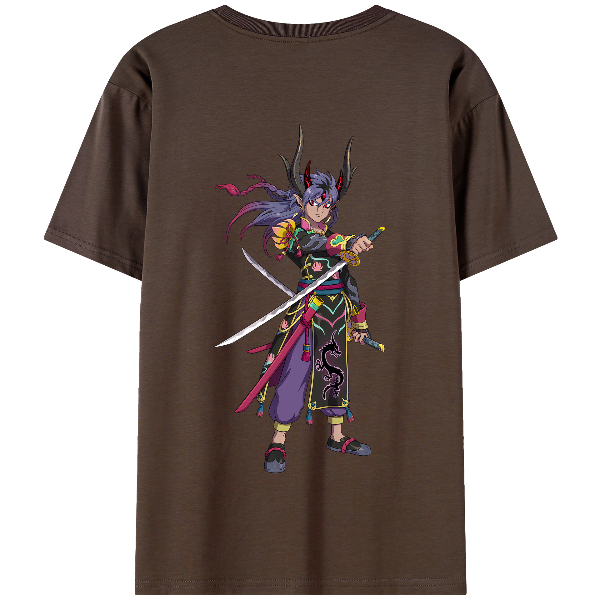 （画像用） 妖怪ウォッチ Yo-kai Watch 綿100％半袖Tシャツ（背面プリント）