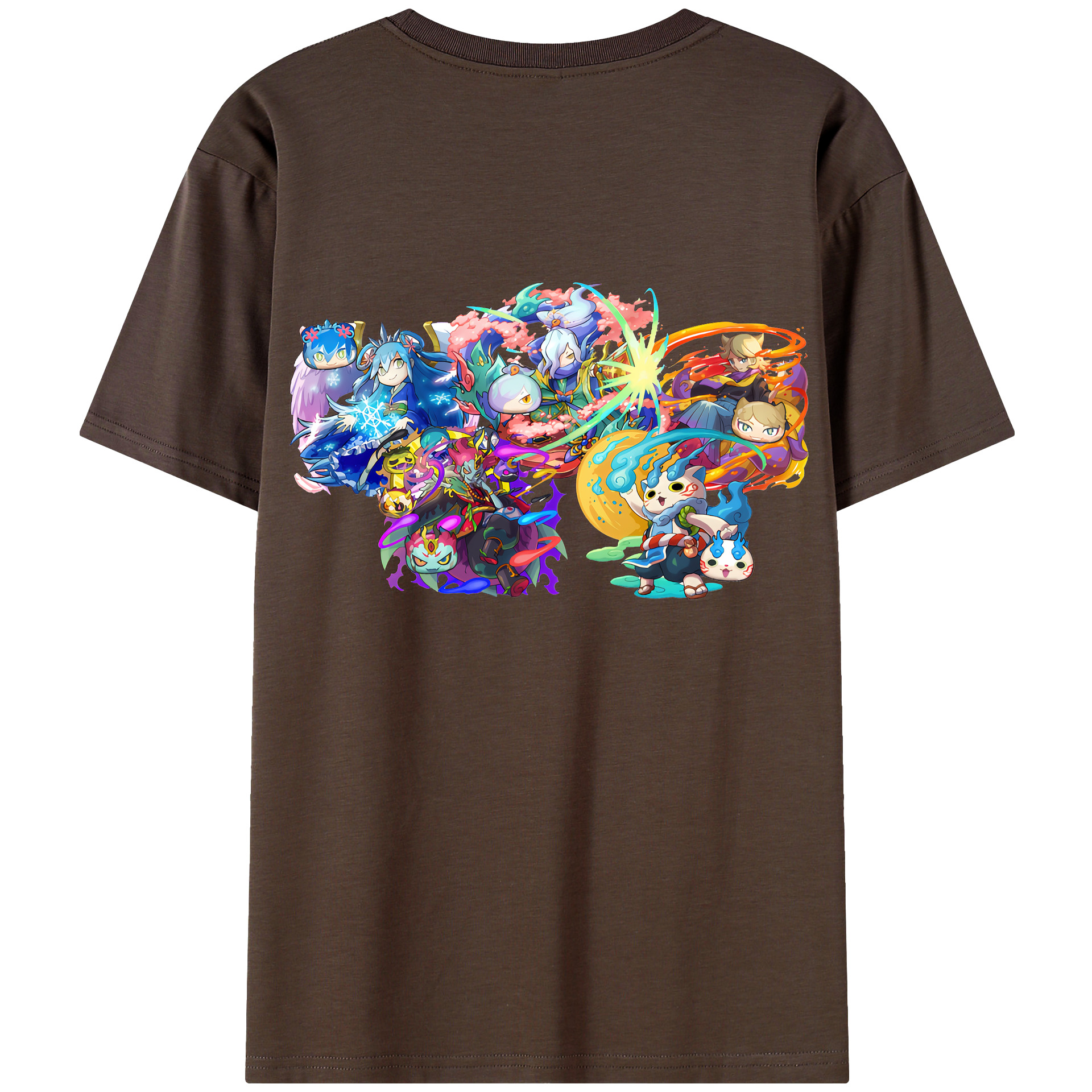 （画像用） 妖怪ウォッチ Yo-kai Watch 綿100％半袖Tシャツ（背面プリント）