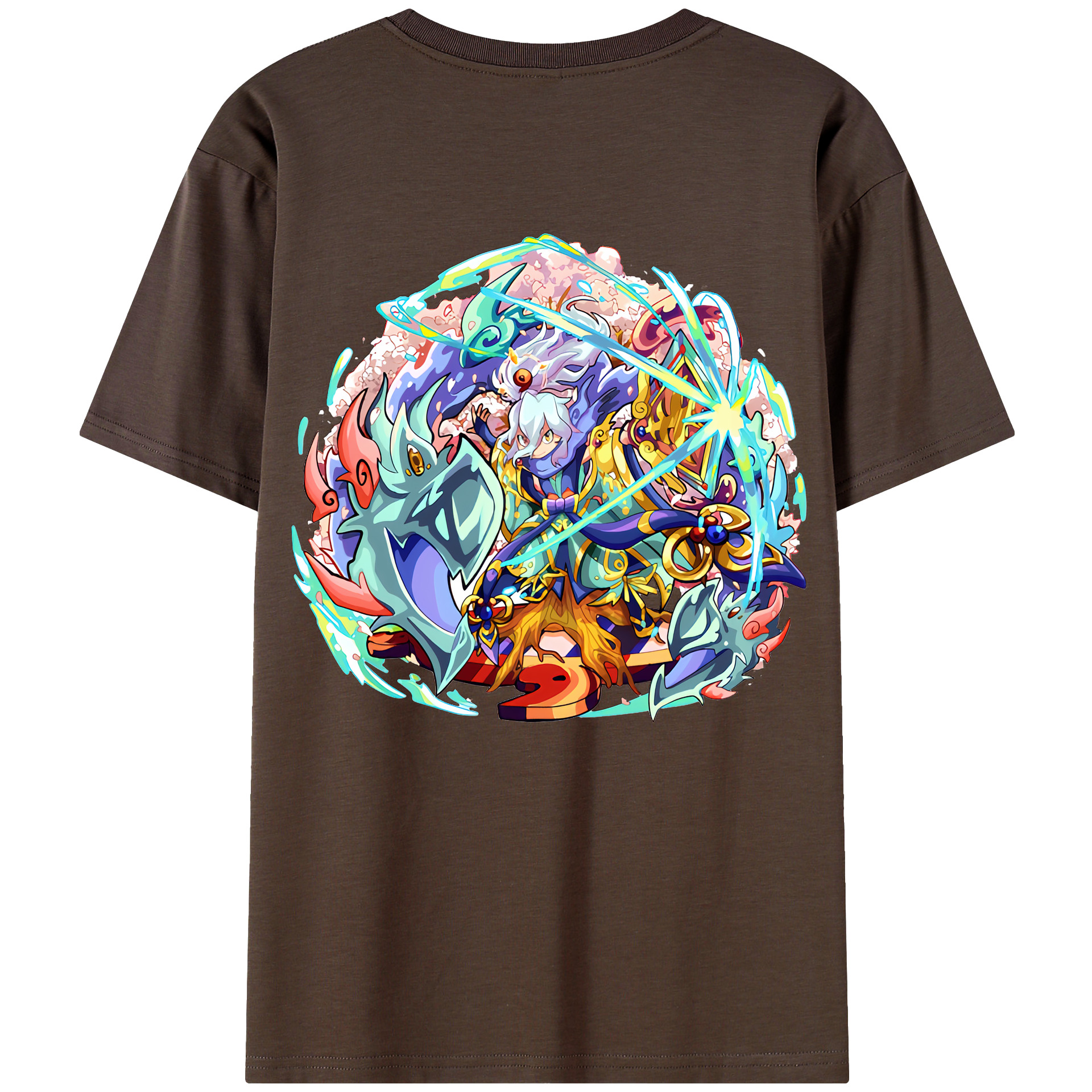 （画像用） 妖怪ウォッチ Yo-kai Watch 綿100％半袖Tシャツ（背面プリント）