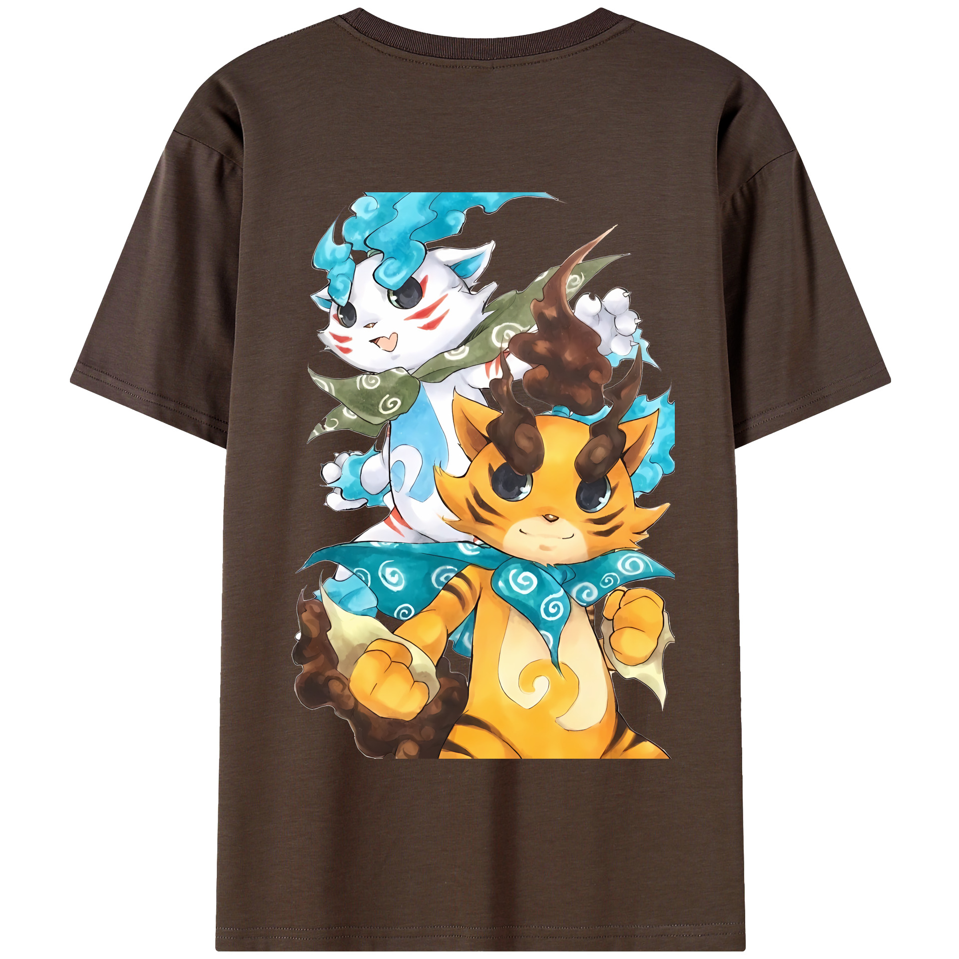 （画像用） 妖怪ウォッチ Yo-kai Watch 綿100％半袖Tシャツ（背面プリント）