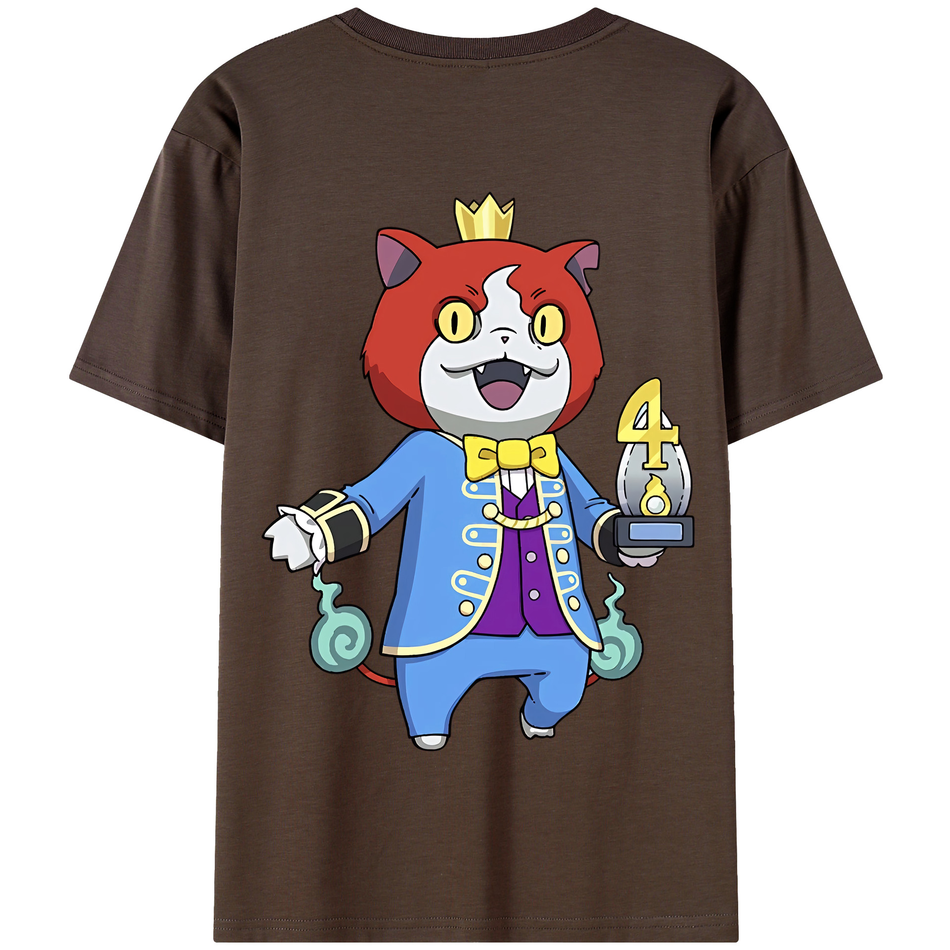 （画像用） 妖怪ウォッチ Yo-kai Watch 綿100％半袖Tシャツ（背面プリント）