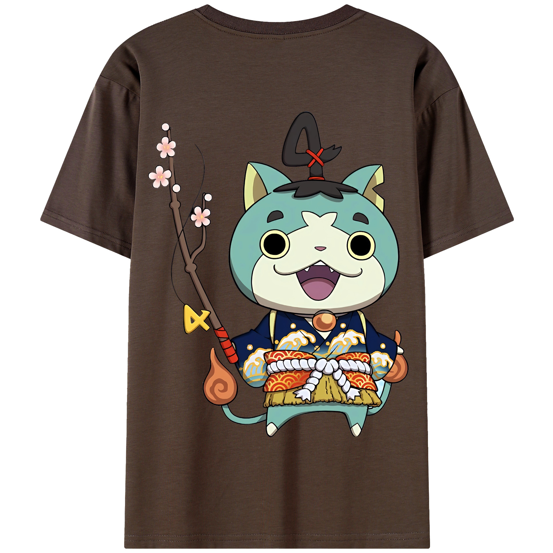 （画像用） 妖怪ウォッチ Yo-kai Watch 綿100％半袖Tシャツ（背面プリント）