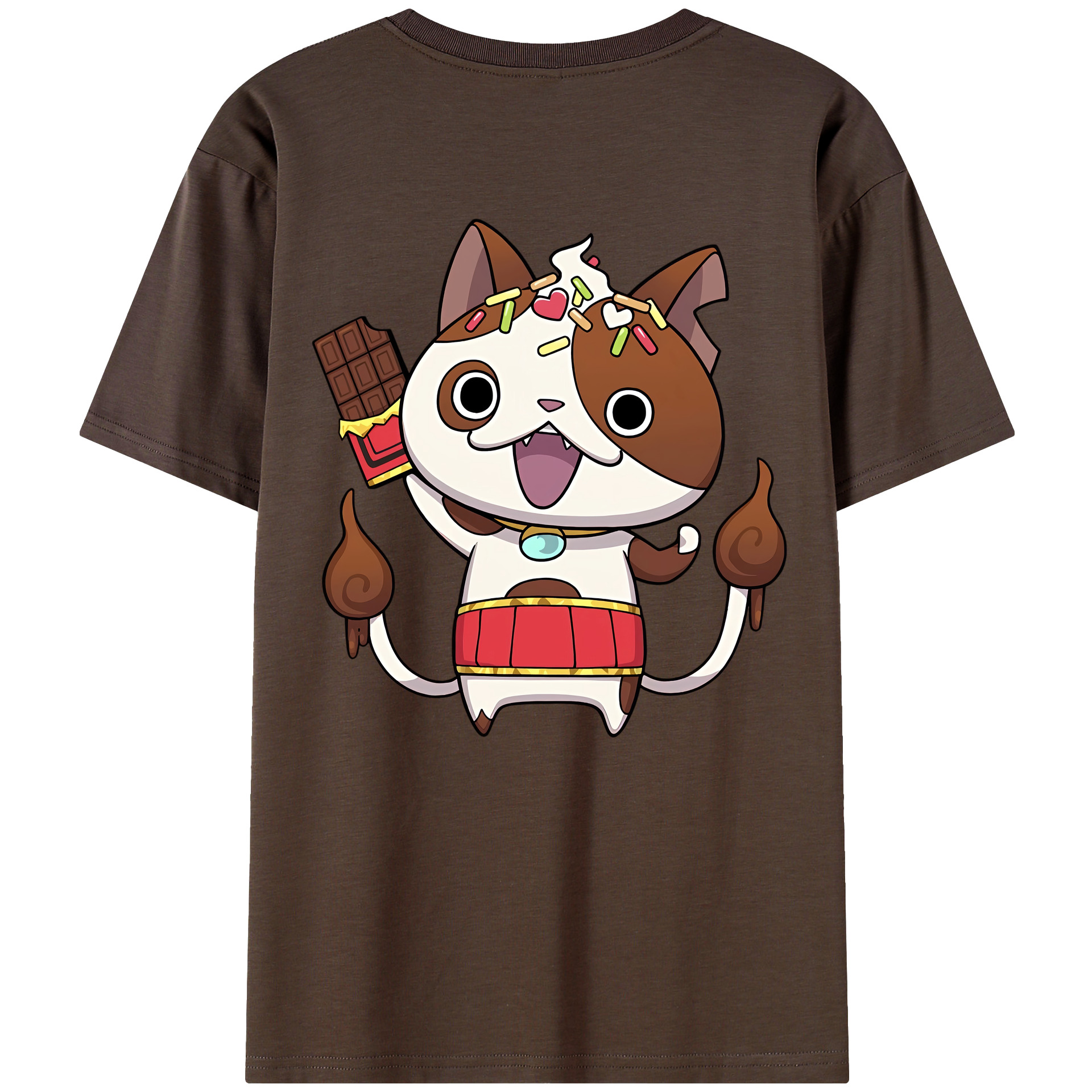 （画像用） 妖怪ウォッチ Yo-kai Watch 綿100％半袖Tシャツ（背面プリント）