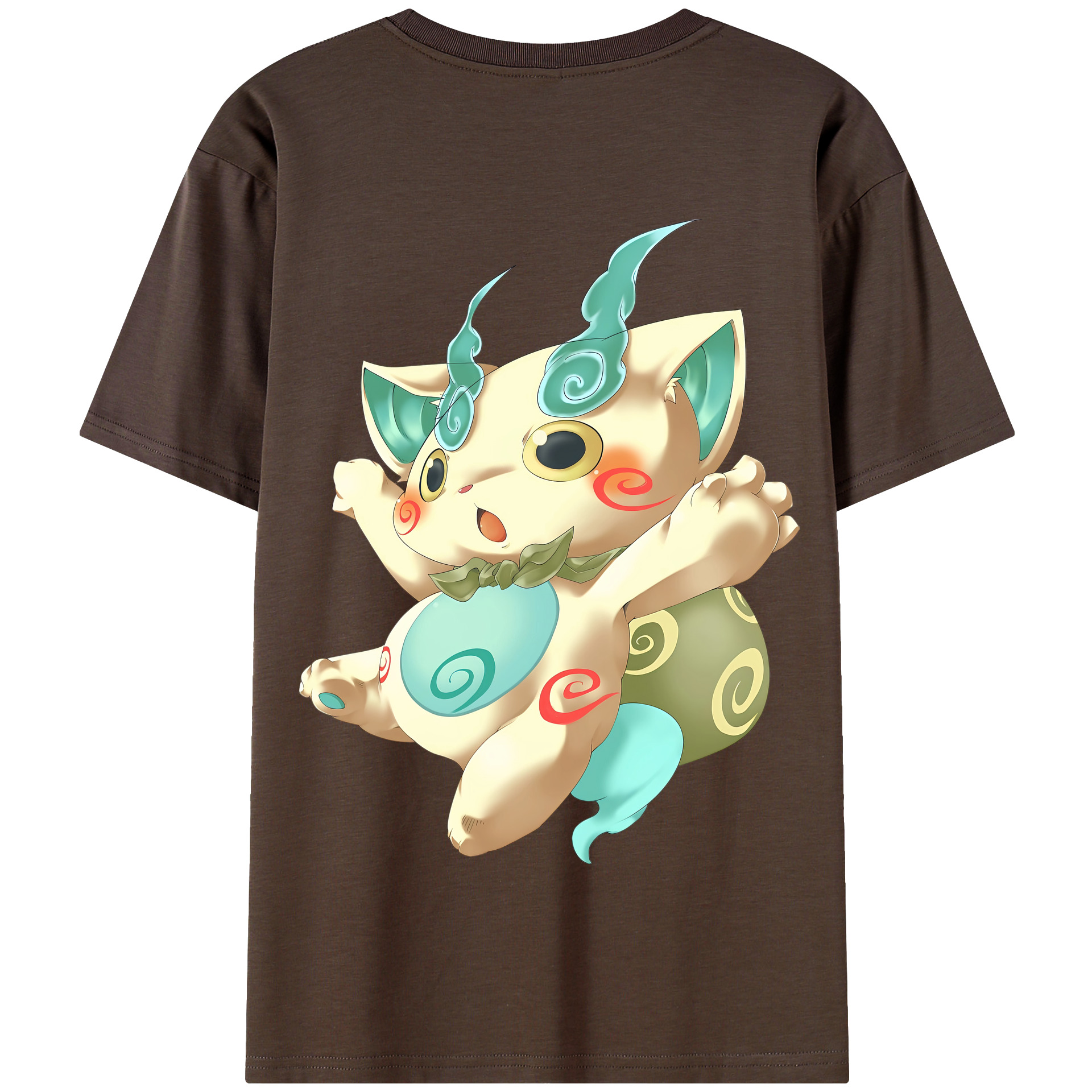 （画像用） 妖怪ウォッチ Yo-kai Watch 綿100％半袖Tシャツ（背面プリント）