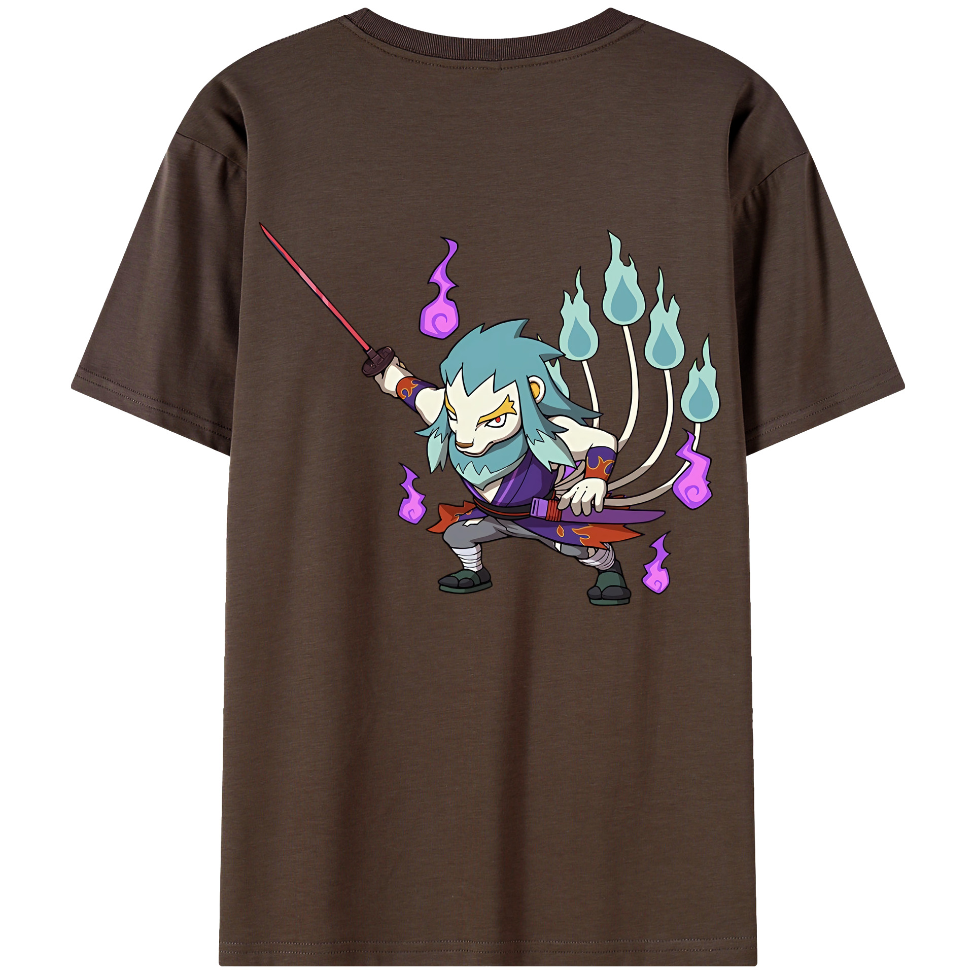 （画像用） 妖怪ウォッチ Yo-kai Watch 綿100％半袖Tシャツ（背面プリント）