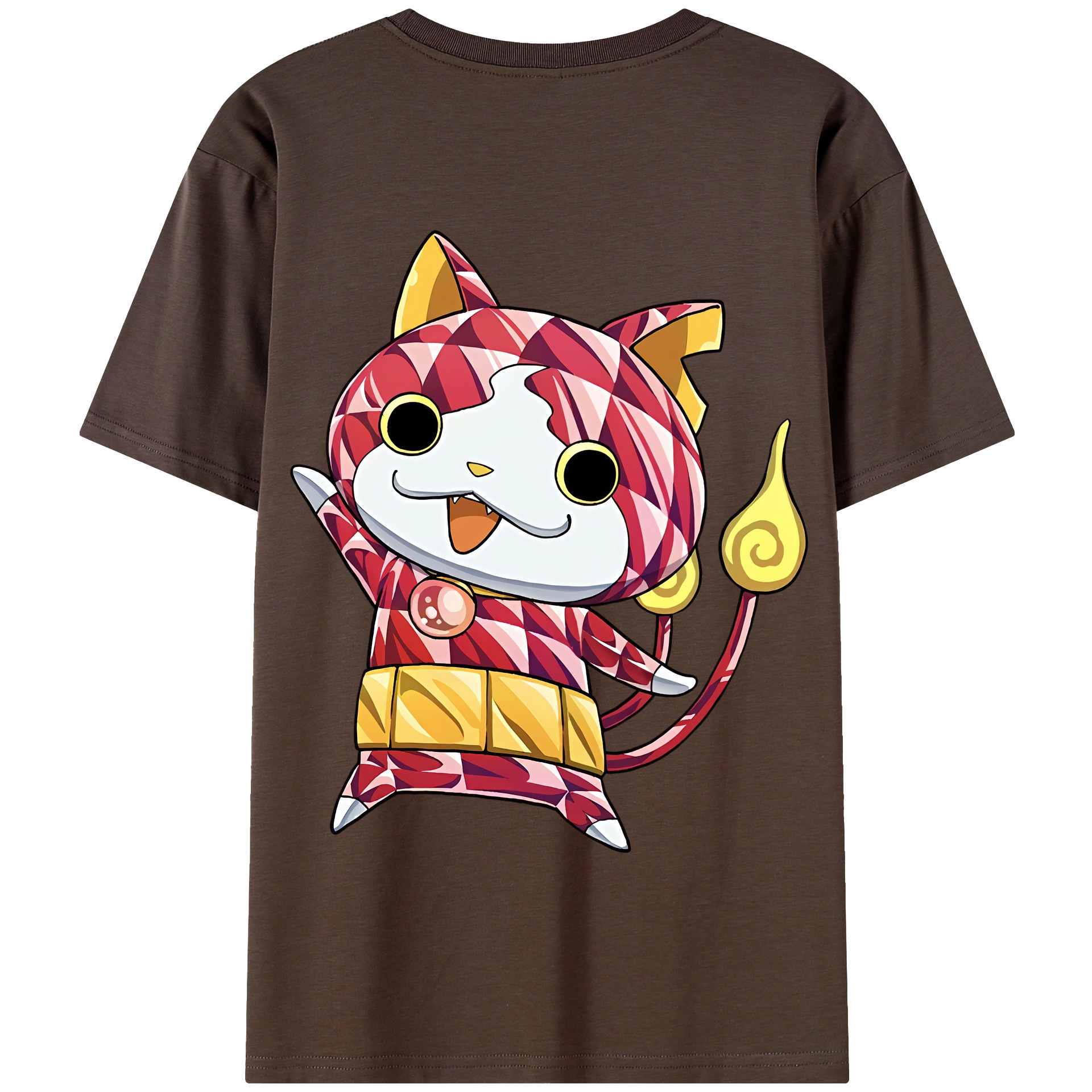 （画像用） 妖怪ウォッチ Yo-kai Watch 綿100％半袖Tシャツ（背面プリント）