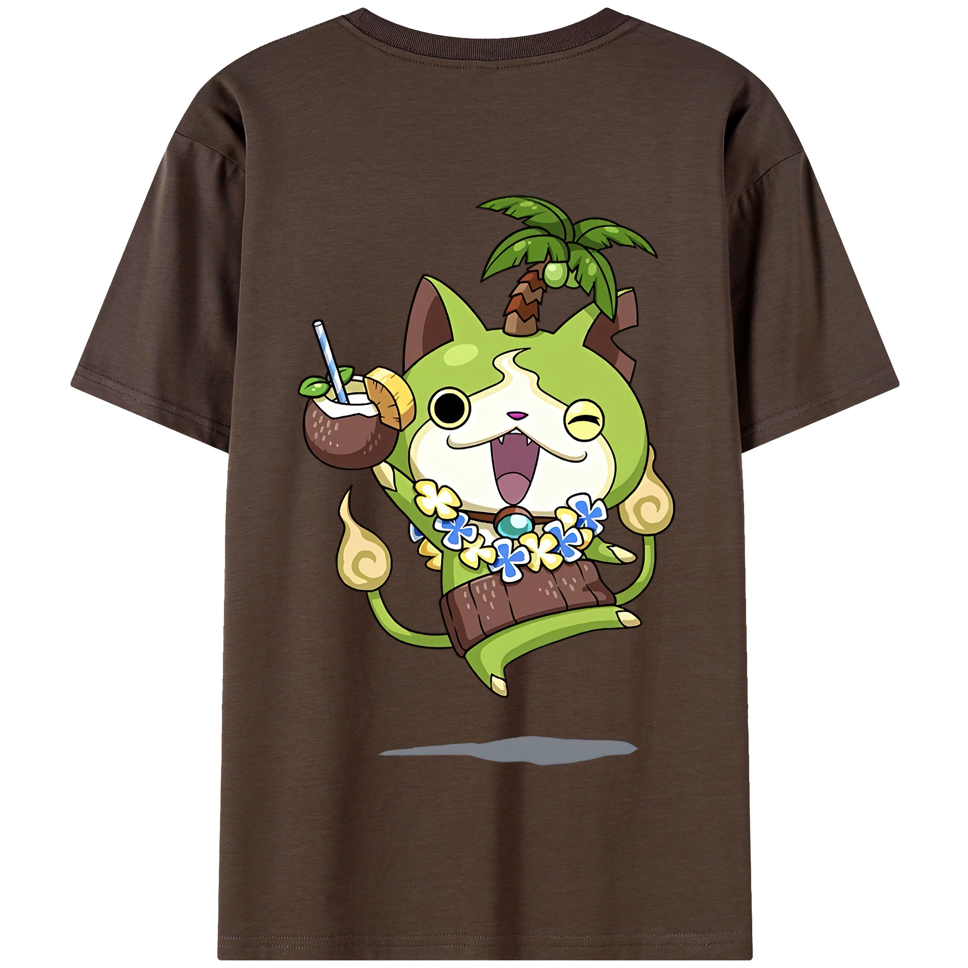 （画像用） 妖怪ウォッチ Yo-kai Watch 綿100％半袖Tシャツ（背面プリント）