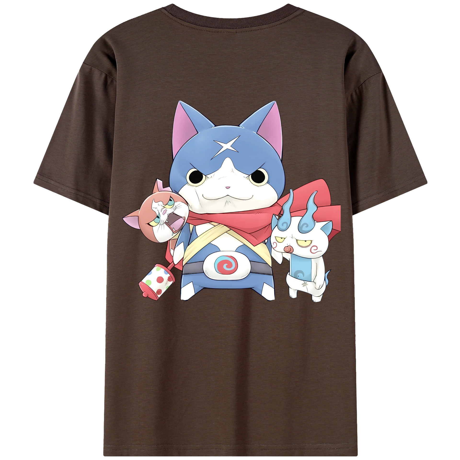 （画像用） 妖怪ウォッチ Yo-kai Watch 綿100％半袖Tシャツ（背面プリント）