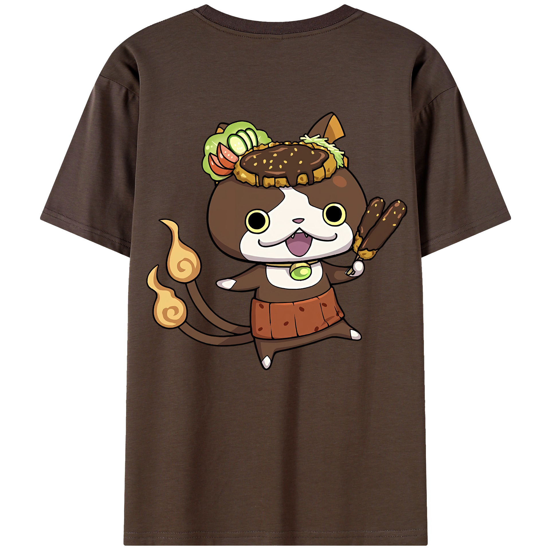（画像用） 妖怪ウォッチ Yo-kai Watch 綿100％半袖Tシャツ（背面プリント）