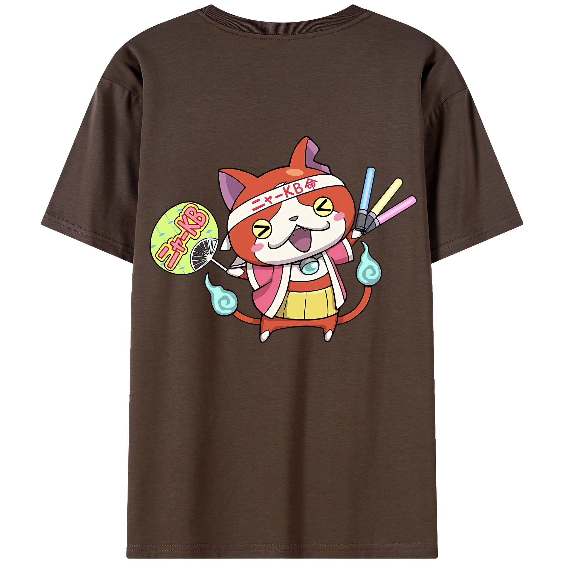 （画像用） 妖怪ウォッチ Yo-kai Watch 綿100％半袖Tシャツ（背面プリント）