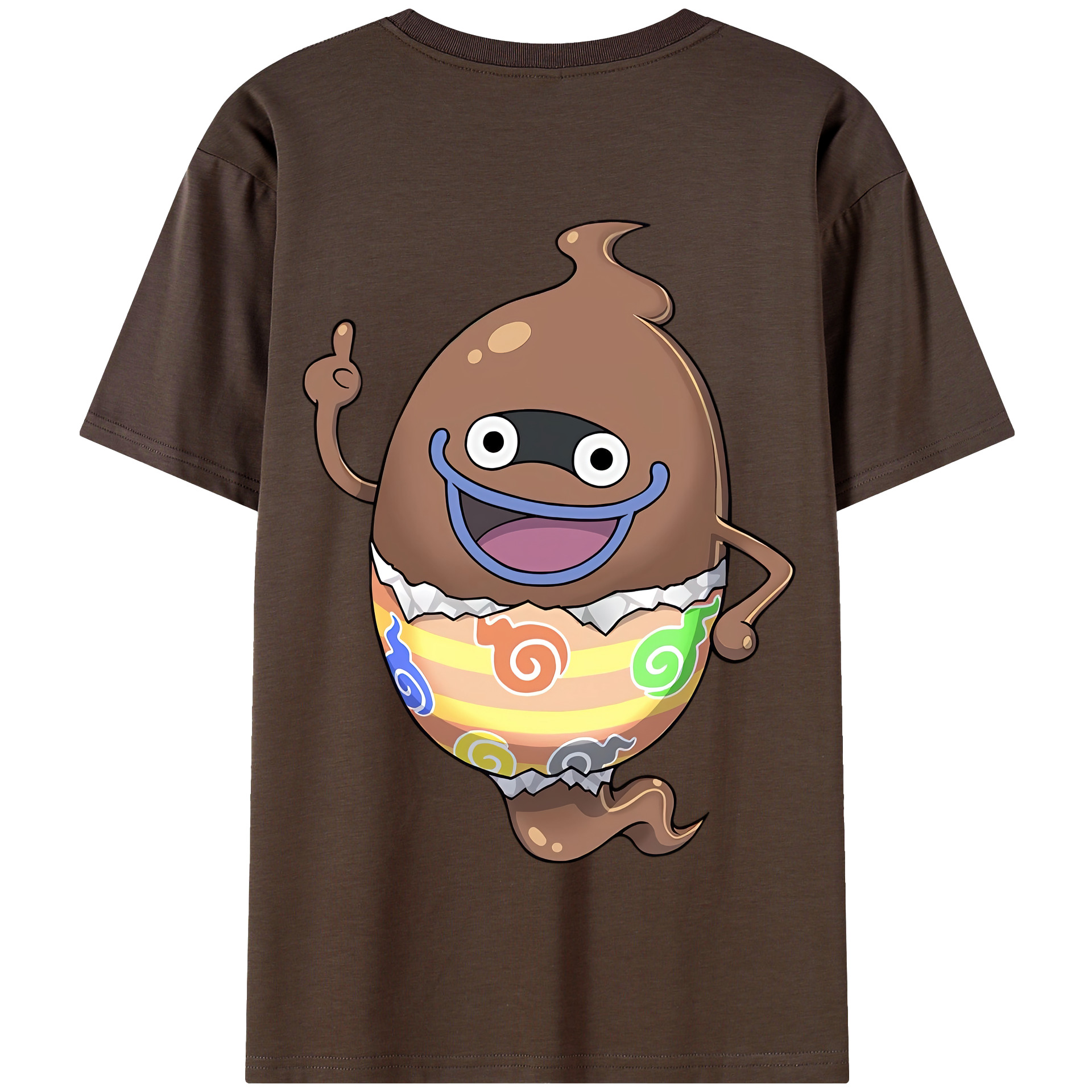 （画像用） 妖怪ウォッチ Yo-kai Watch 綿100％半袖Tシャツ（背面プリント）
