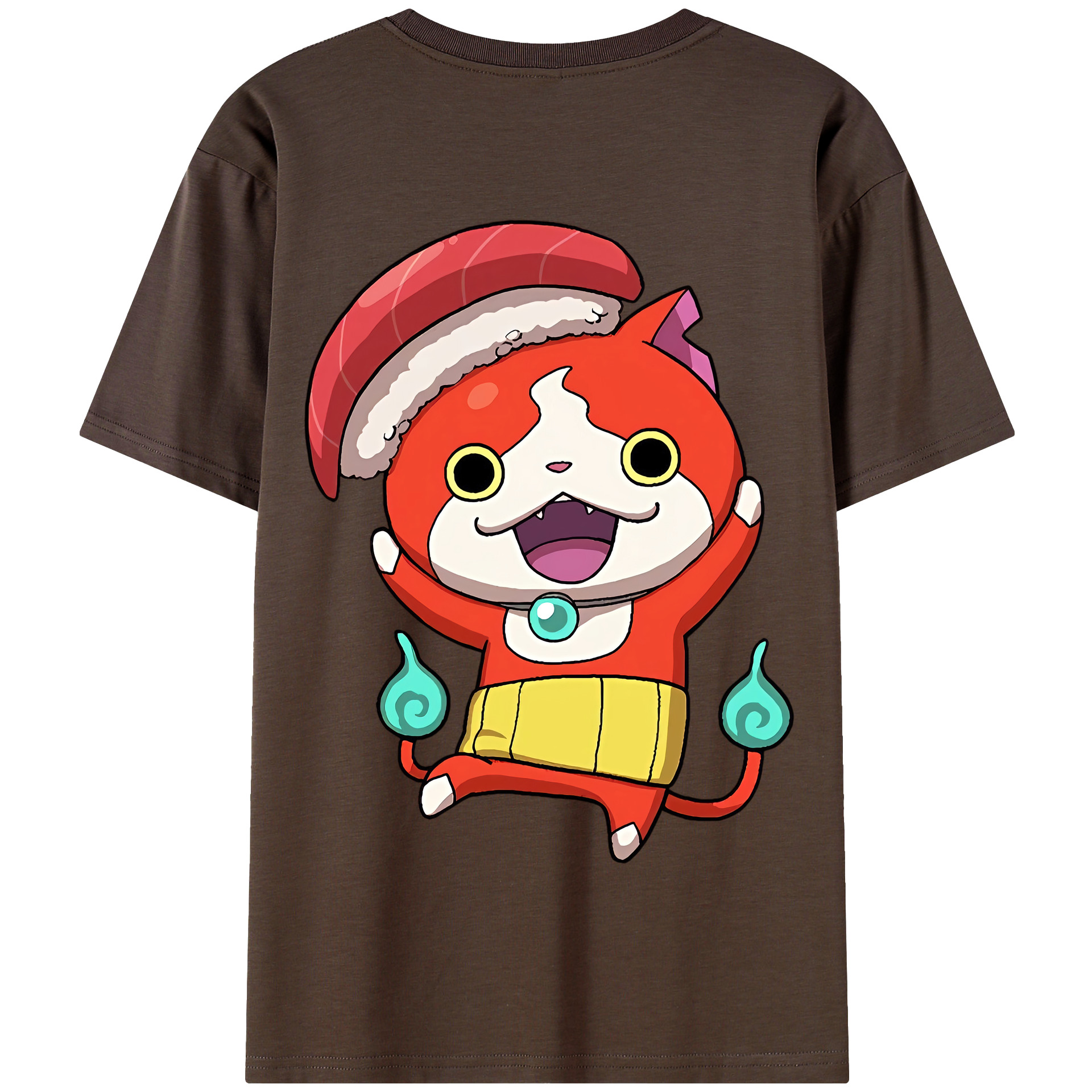 （画像用） 妖怪ウォッチ Yo-kai Watch 綿100％半袖Tシャツ（背面プリント）