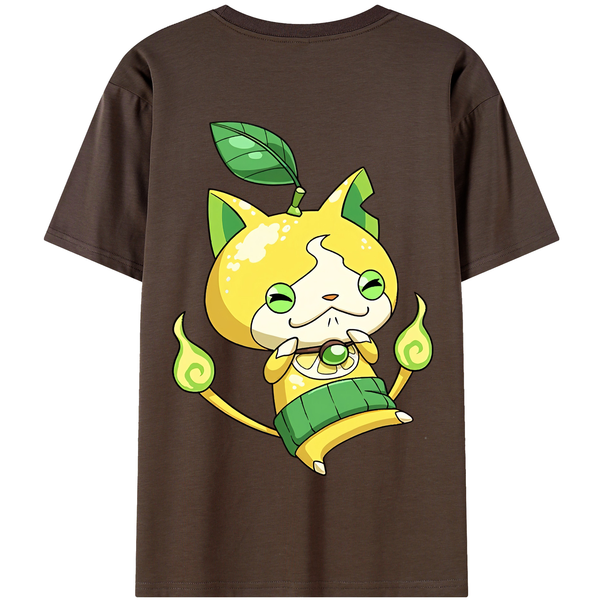 （画像用） 妖怪ウォッチ Yo-kai Watch 綿100％半袖Tシャツ（背面プリント）
