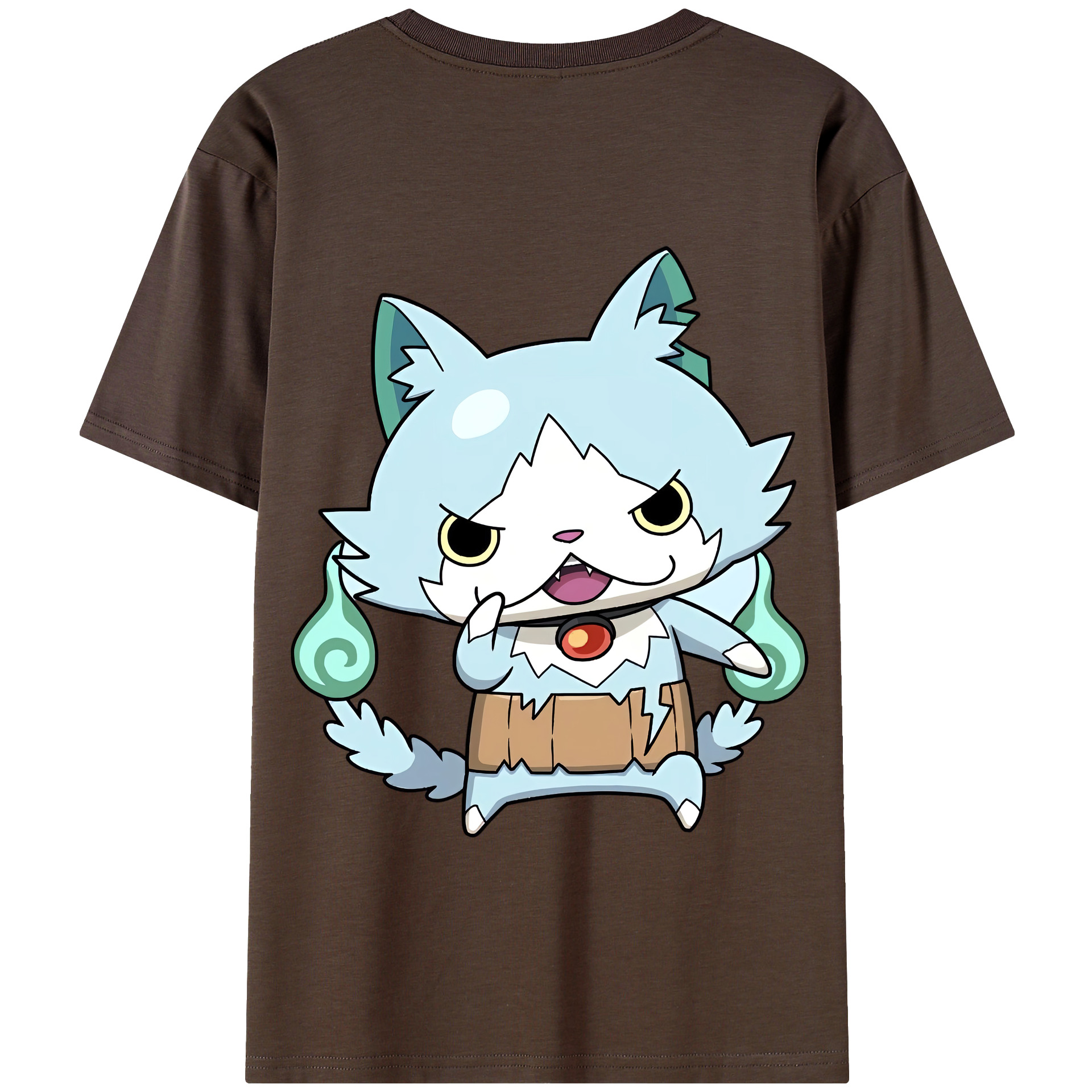 （画像用） 妖怪ウォッチ Yo-kai Watch 綿100％半袖Tシャツ（背面プリント）