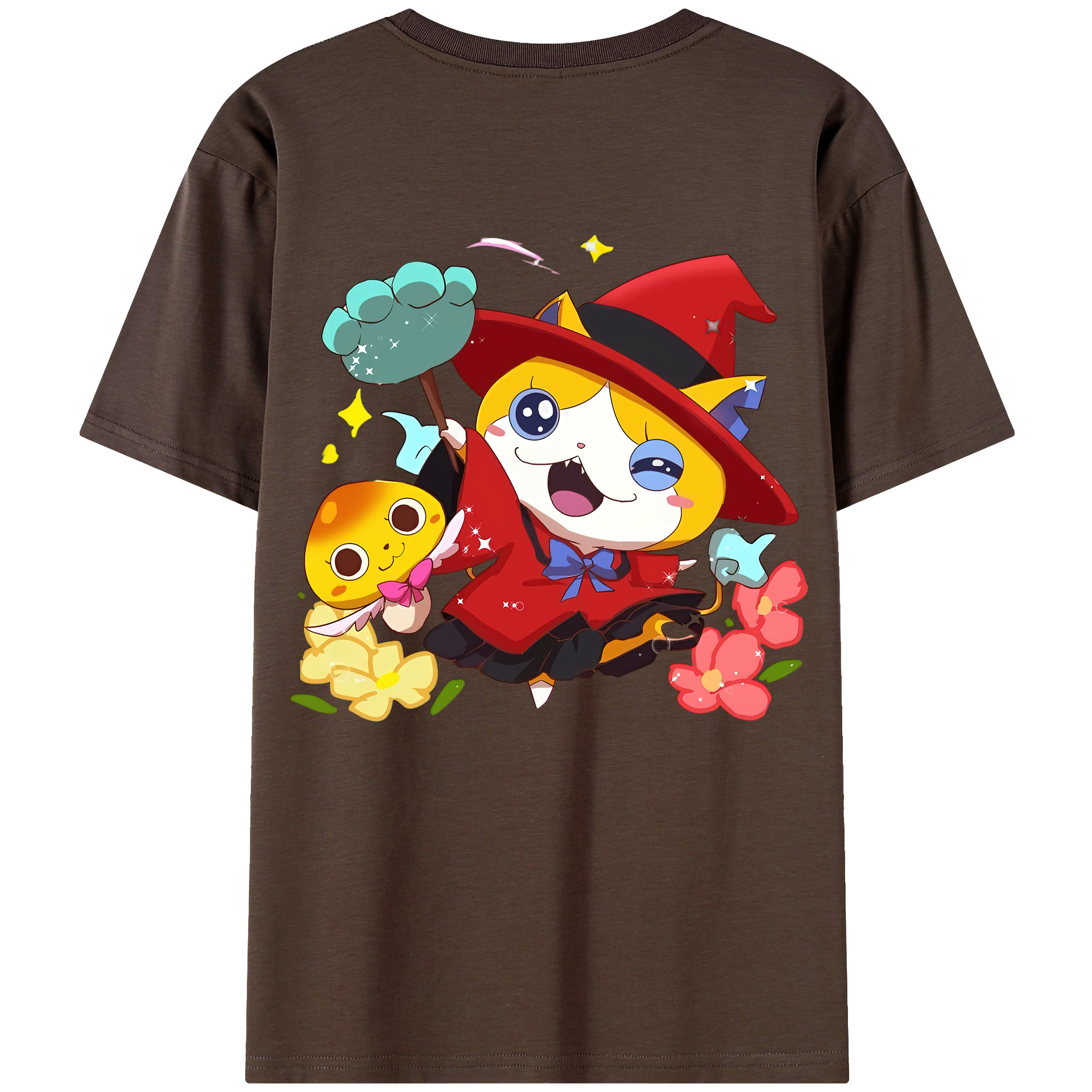 （画像用） 妖怪ウォッチ Yo-kai Watch 綿100％半袖Tシャツ（背面プリント）