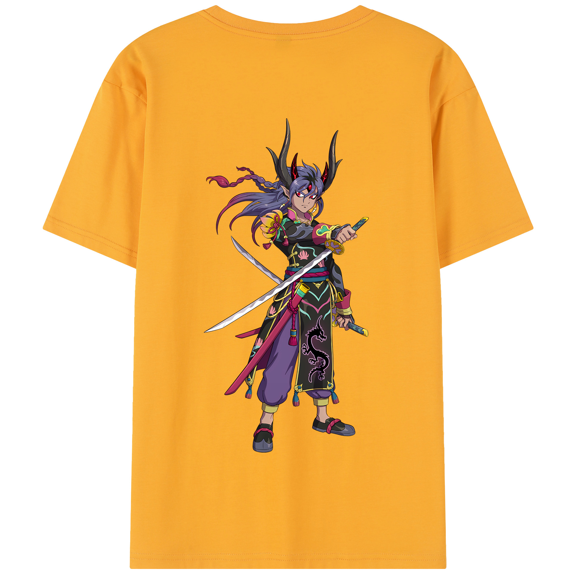 （画像用） 妖怪ウォッチ Yo-kai Watch 綿100％半袖Tシャツ（背面プリント）