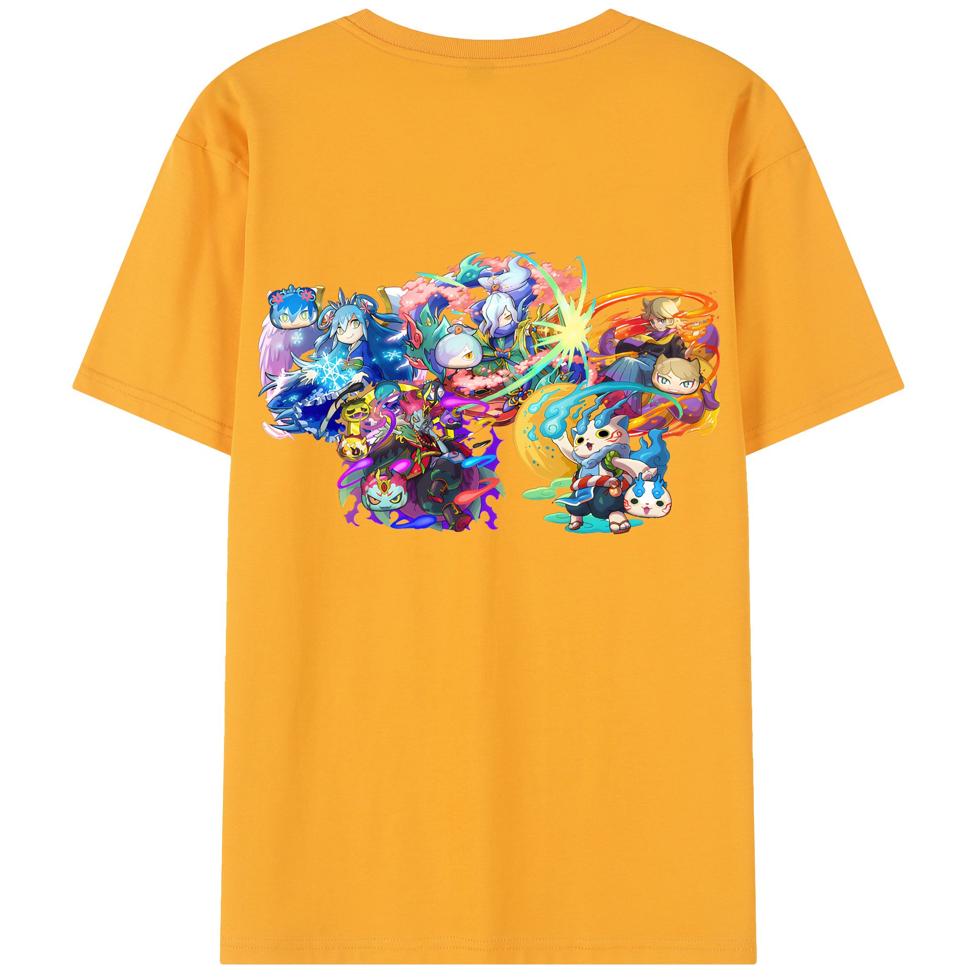 （画像用） 妖怪ウォッチ Yo-kai Watch 綿100％半袖Tシャツ（背面プリント）