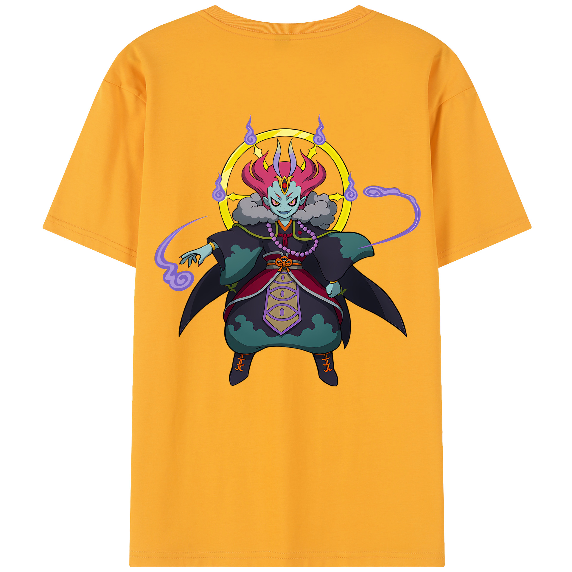 （画像用） 妖怪ウォッチ Yo-kai Watch 綿100％半袖Tシャツ（背面プリント）