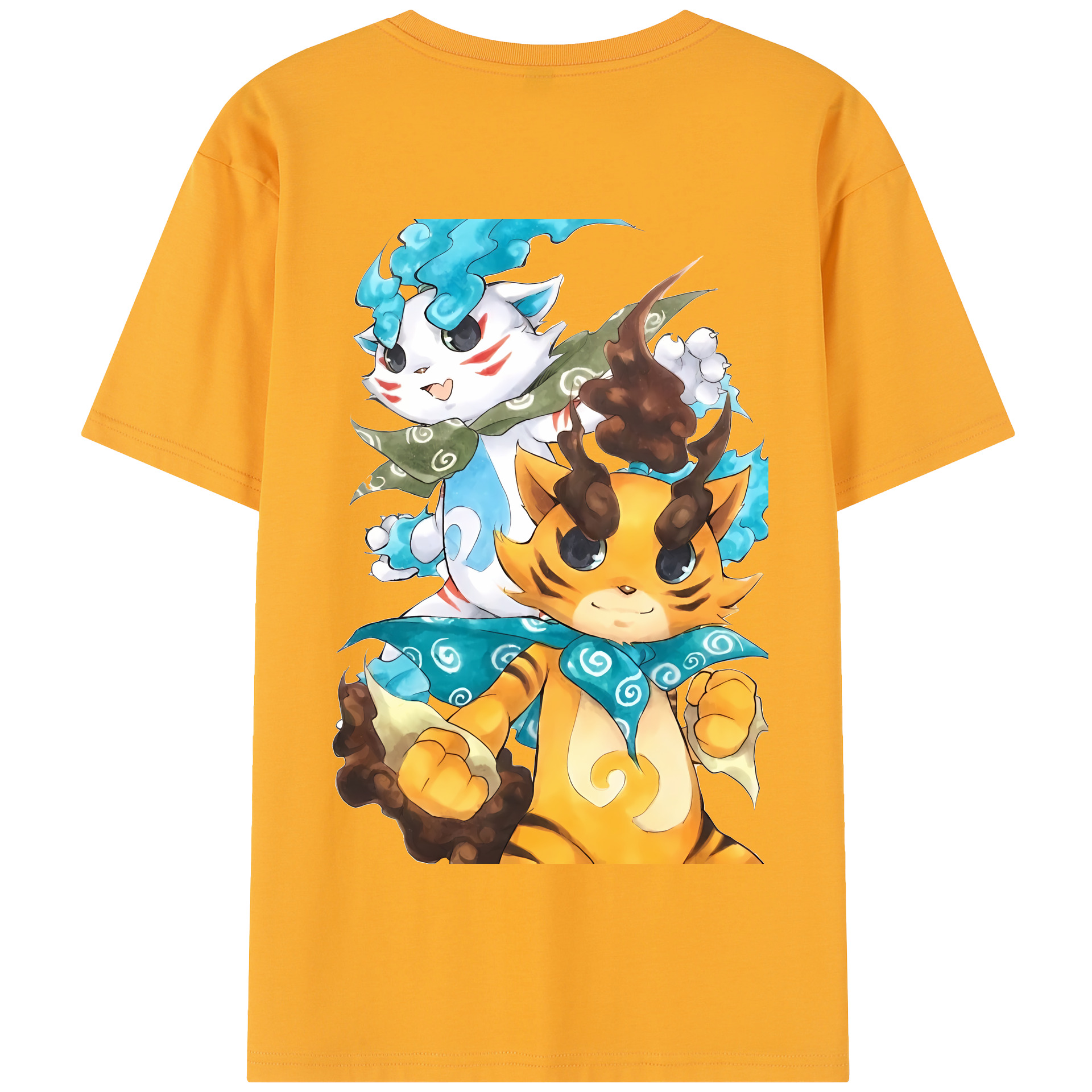 （画像用） 妖怪ウォッチ Yo-kai Watch 綿100％半袖Tシャツ（背面プリント）