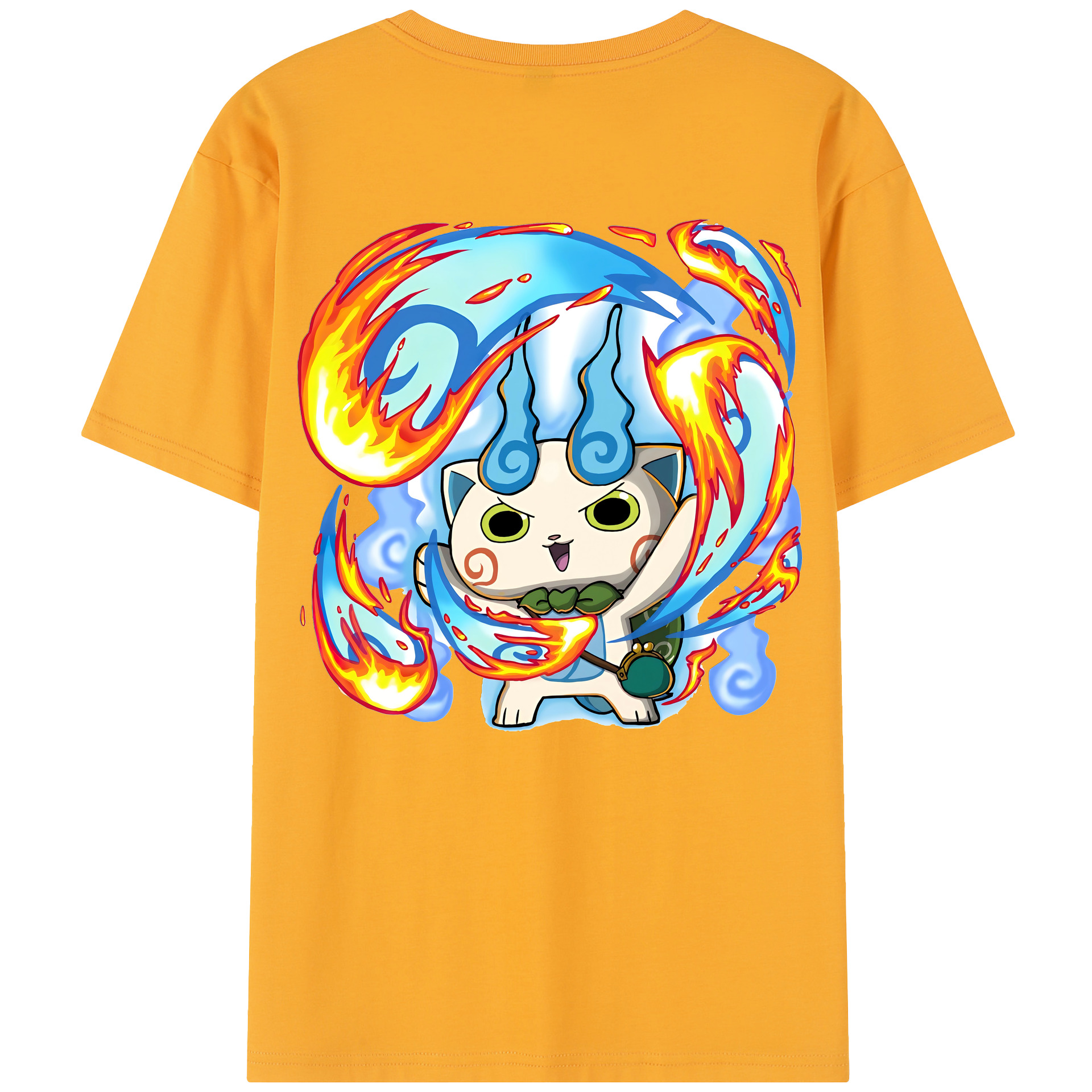 （画像用） 妖怪ウォッチ Yo-kai Watch 綿100％半袖Tシャツ（背面プリント）