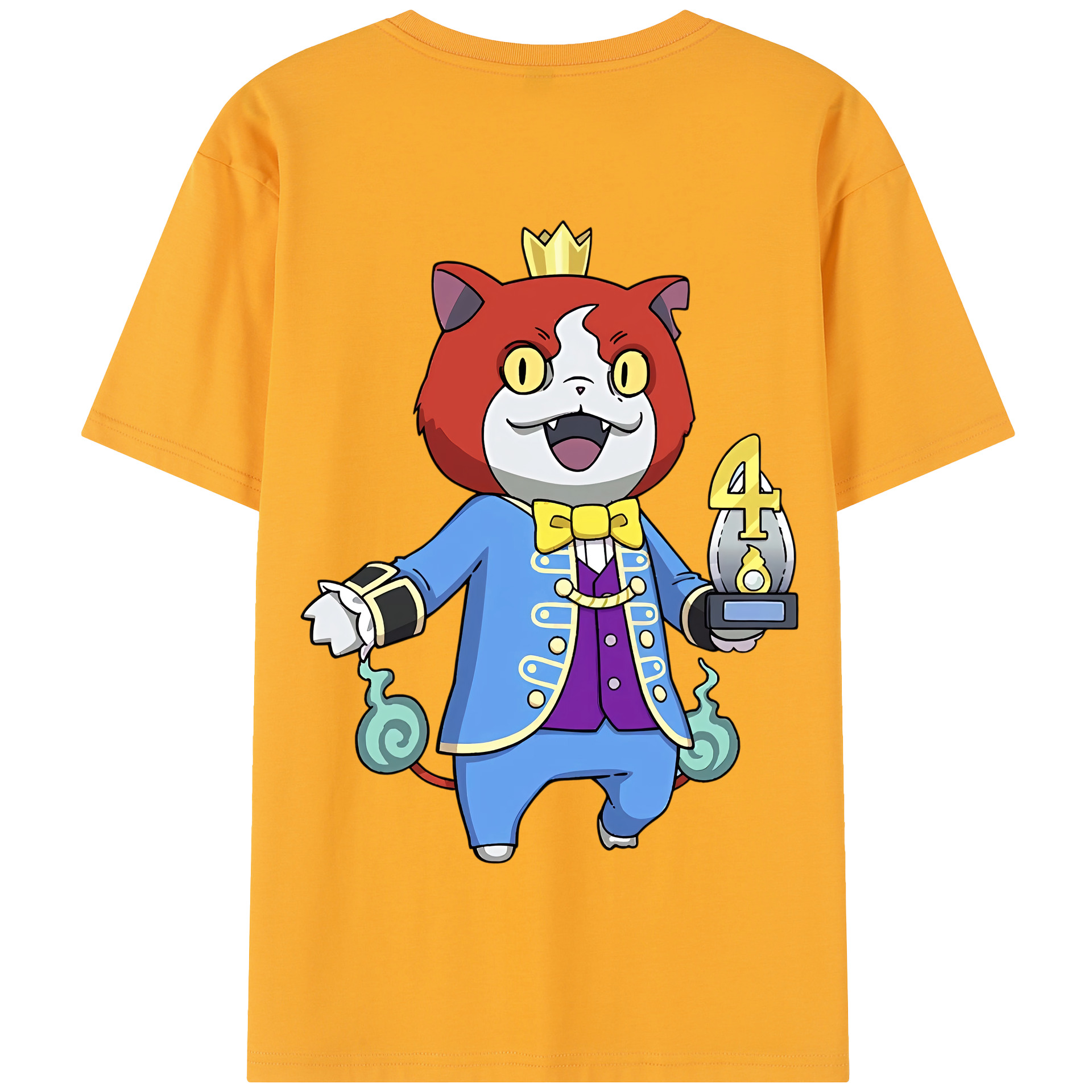 （画像用） 妖怪ウォッチ Yo-kai Watch 綿100％半袖Tシャツ（背面プリント）