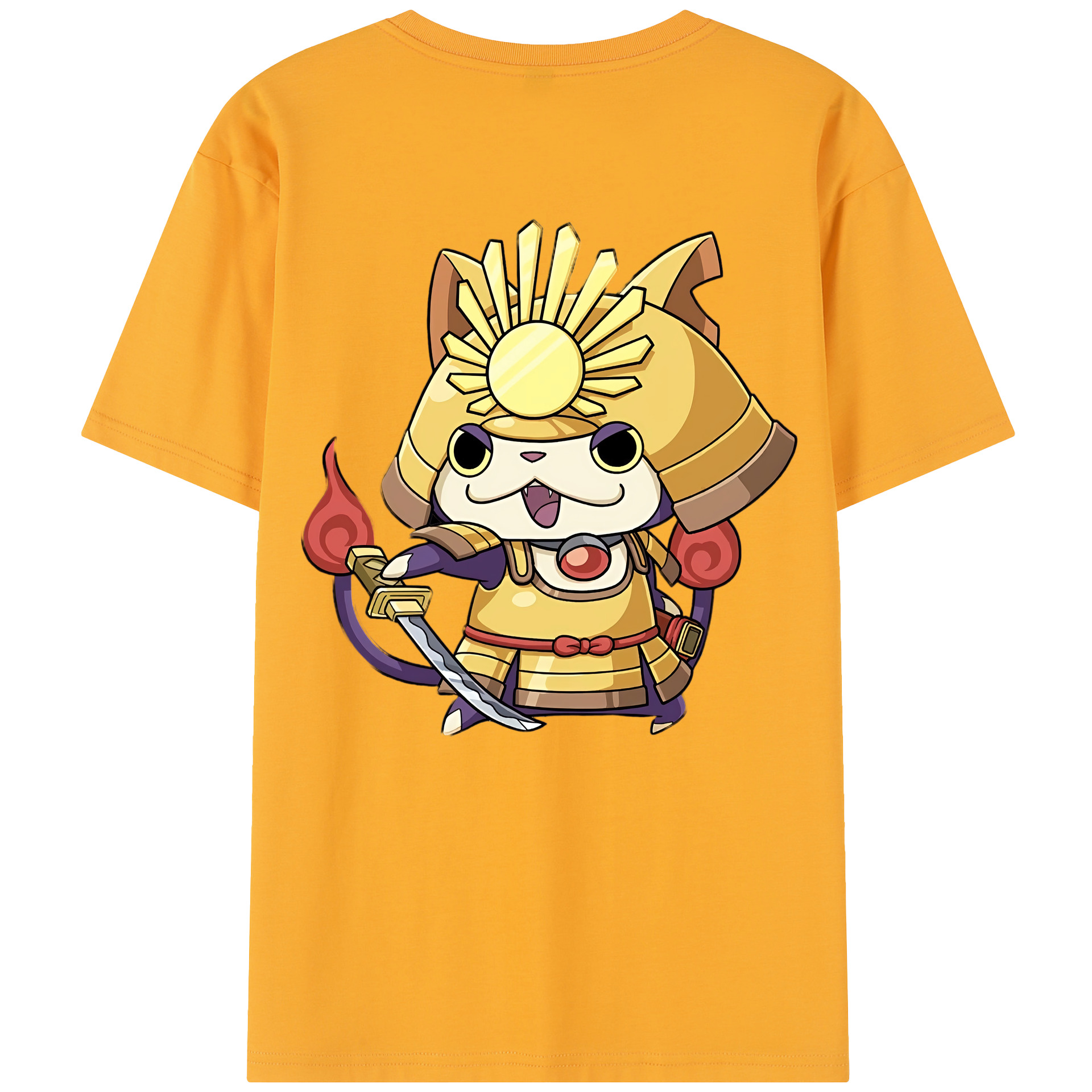 （画像用） 妖怪ウォッチ Yo-kai Watch 綿100％半袖Tシャツ（背面プリント）